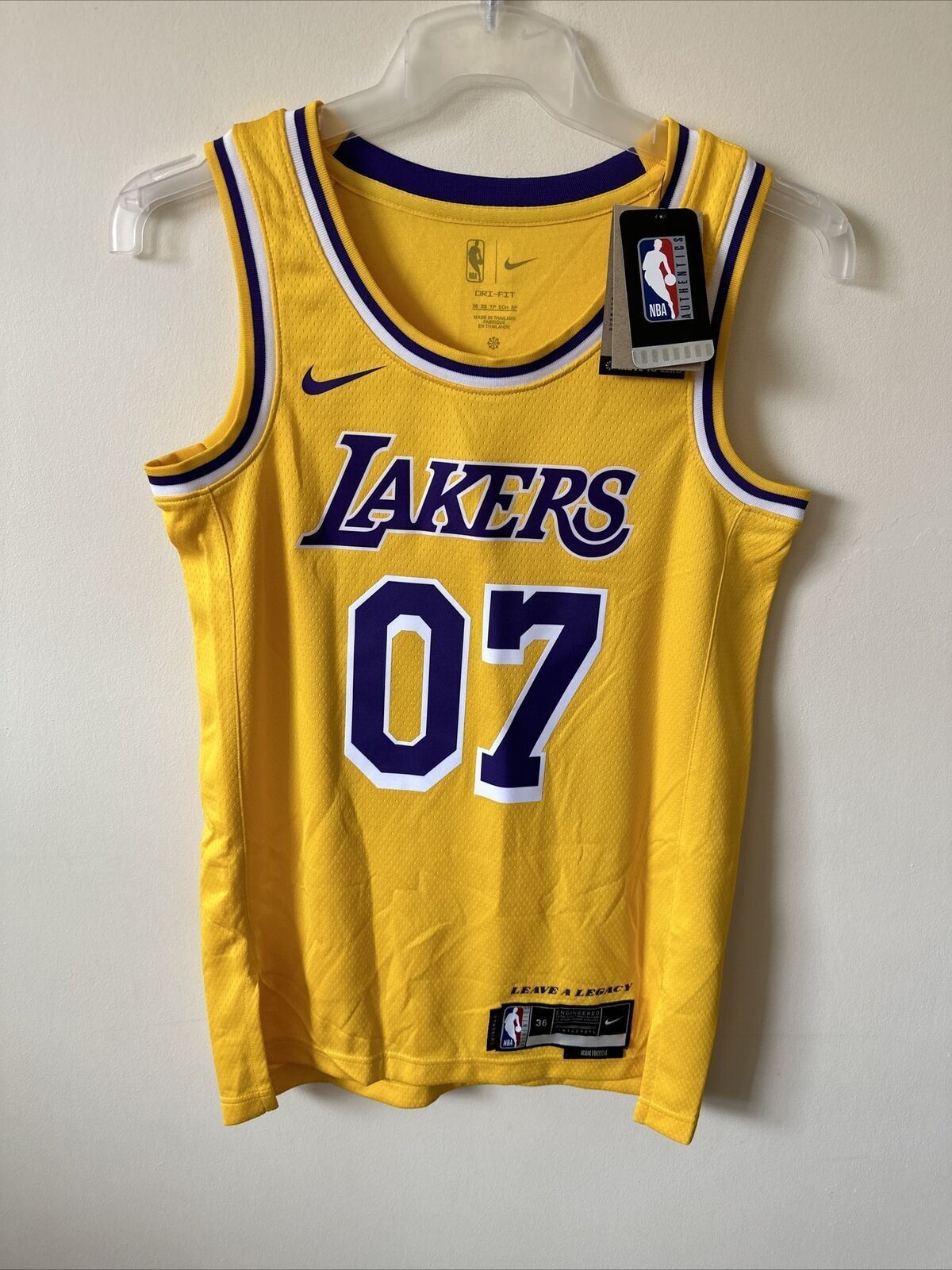 Nike NBA LA Lakers Icon Edition Jersey GAMKRELIDZE 07 Men’s XS *DF*