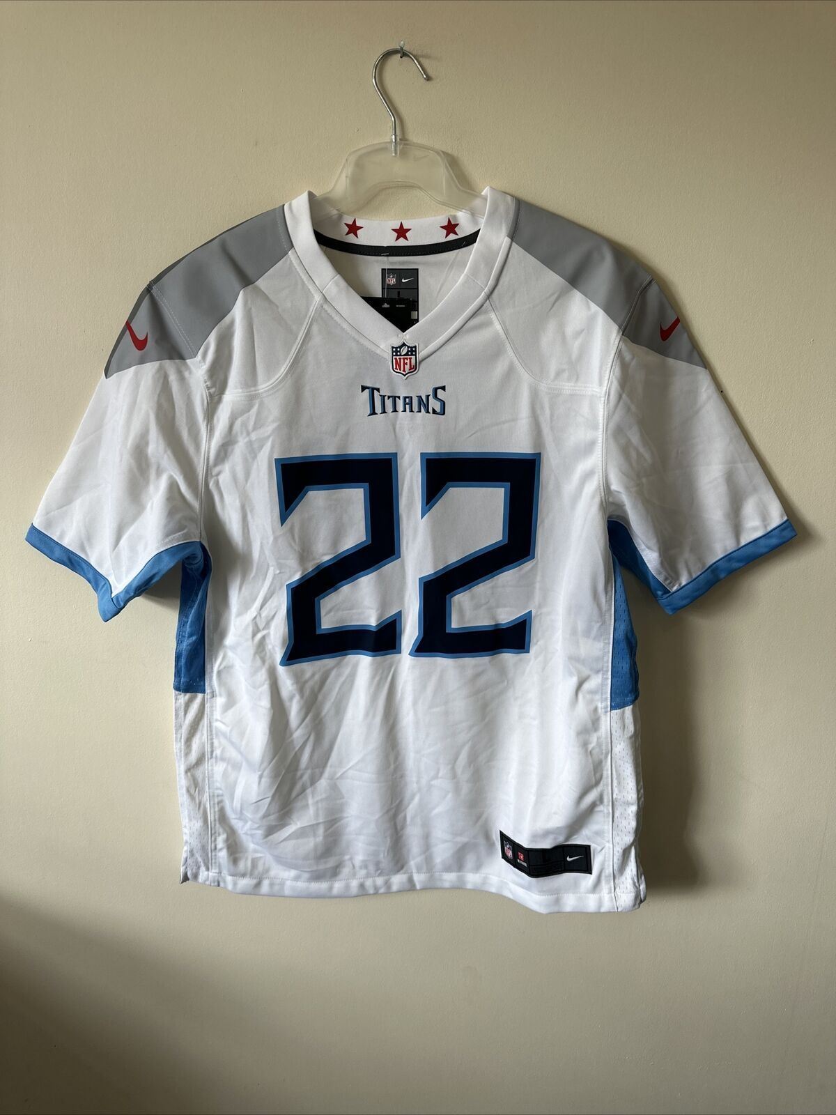 Nike NFL Tennesse Titans Road Game Jersey HENRY 22 Mens Size Large