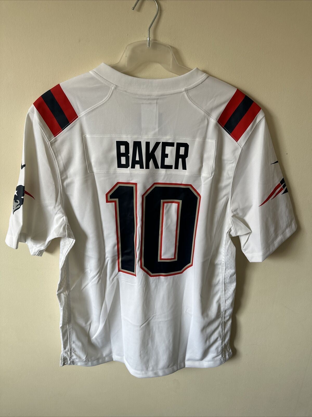 Nike NFL New England Patriots Game Road Jersey BAKER 10 Mens Size Large