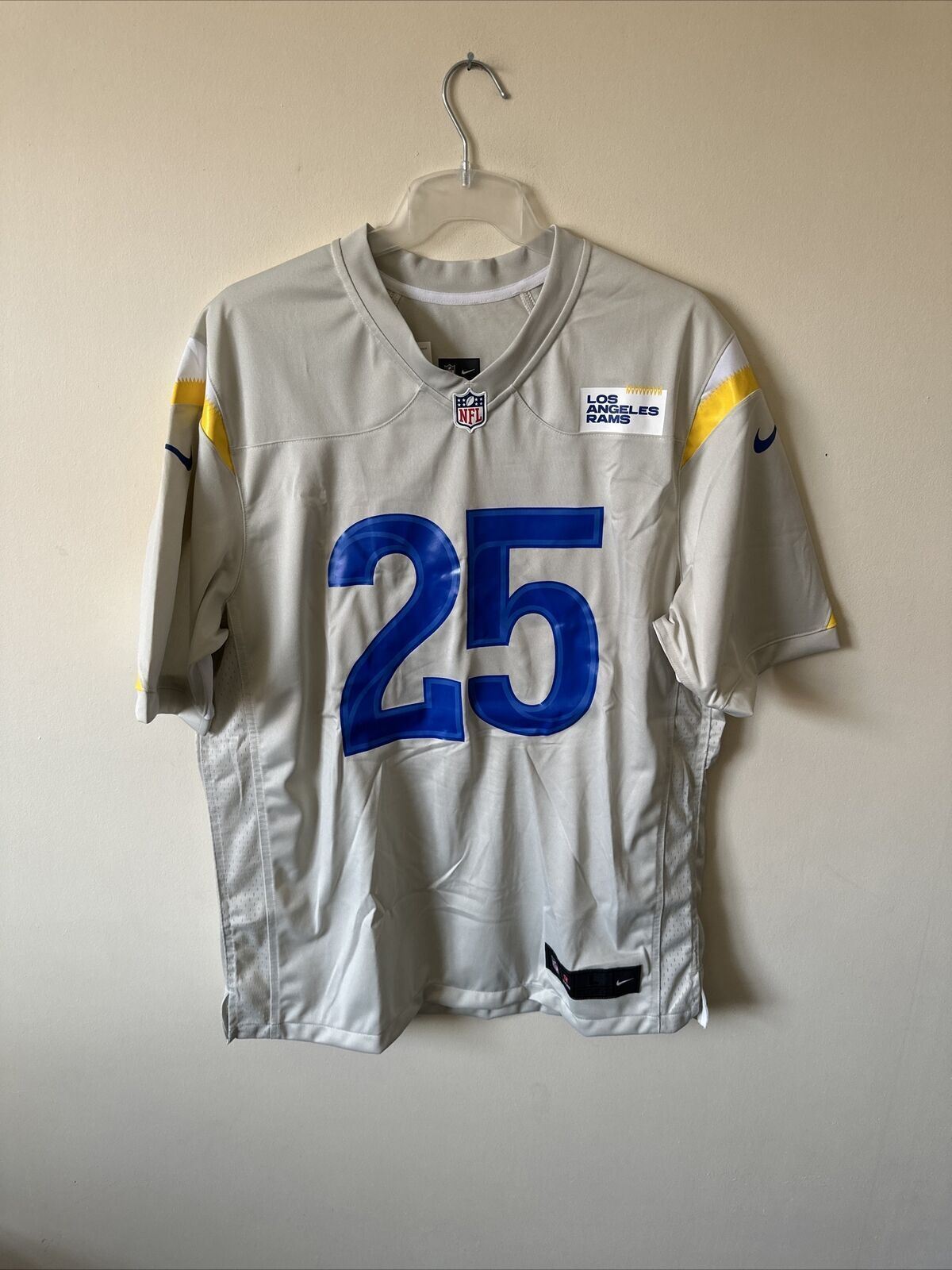 Nike NFL Los Angeles Rams Jersey WOLF 25 Mens Large