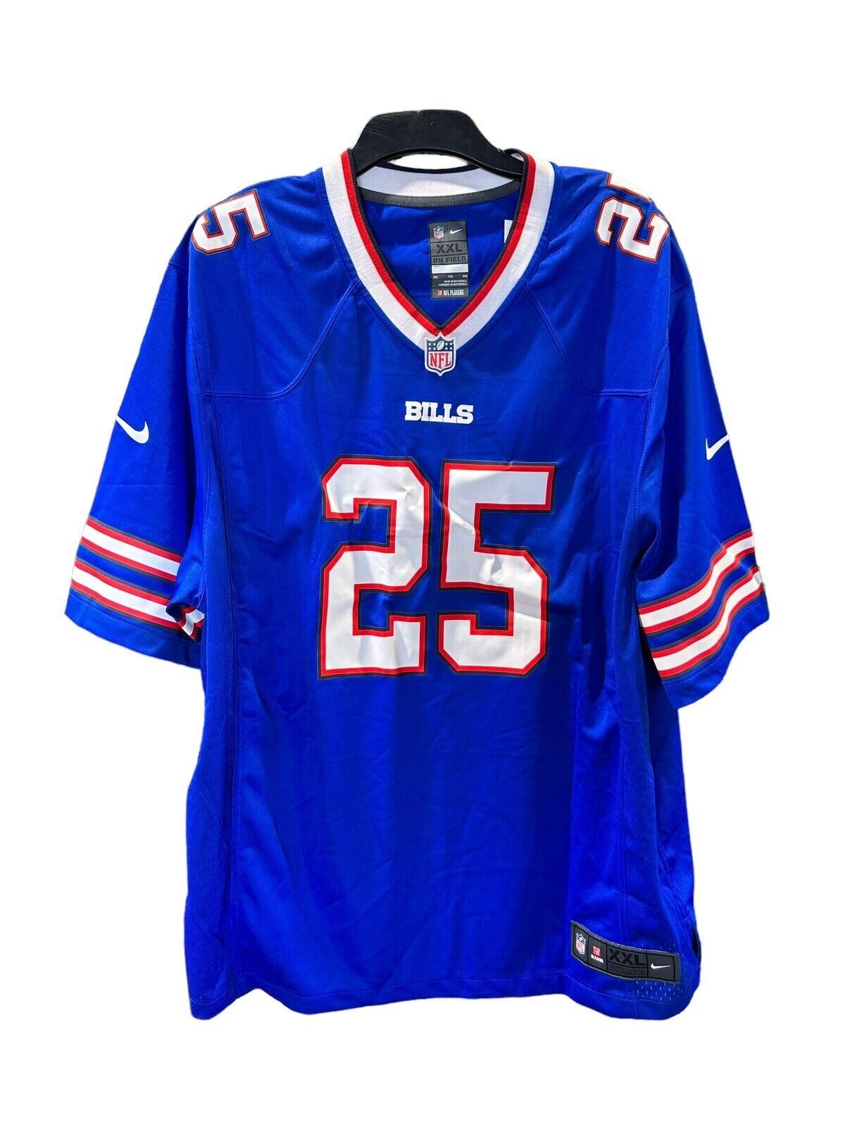 Nike NFL Buffalo Bills Home Game Jersey MCCOY 25 Mens Size XXL 2XL