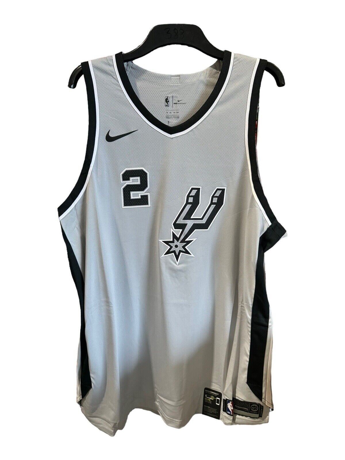 Nike NBA San Antonio Spurs AUTHENTIC Statement Jersey LEONARD Mens 2XL RRP £180