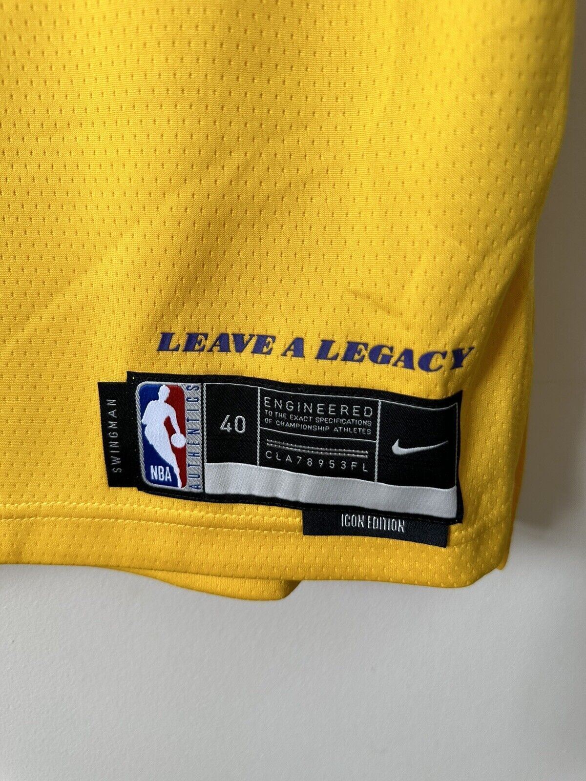 Nike NBA LA Lakers Icon Edition Jersey FRANCY 3 Basketball Men’s Small