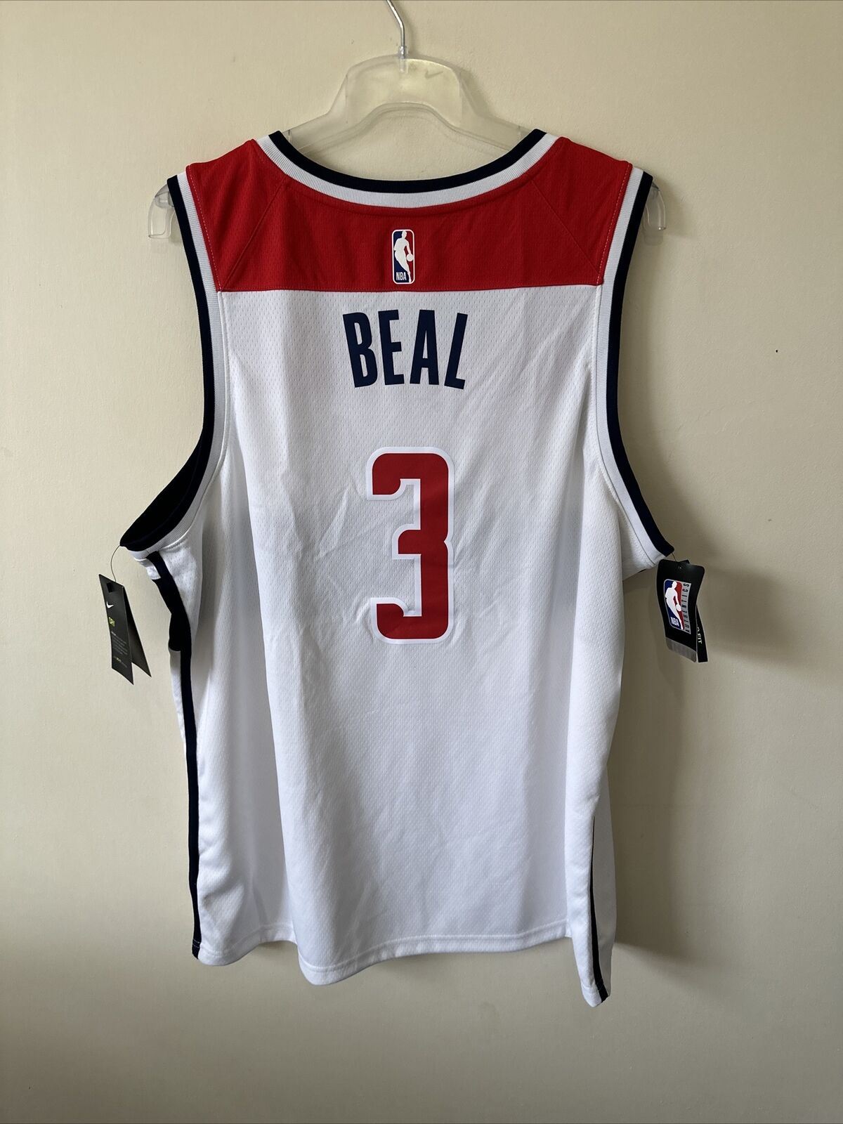 Nike NBA Washington Wizards Swingman Jersey BEAL Basketball Mens Size 2XL