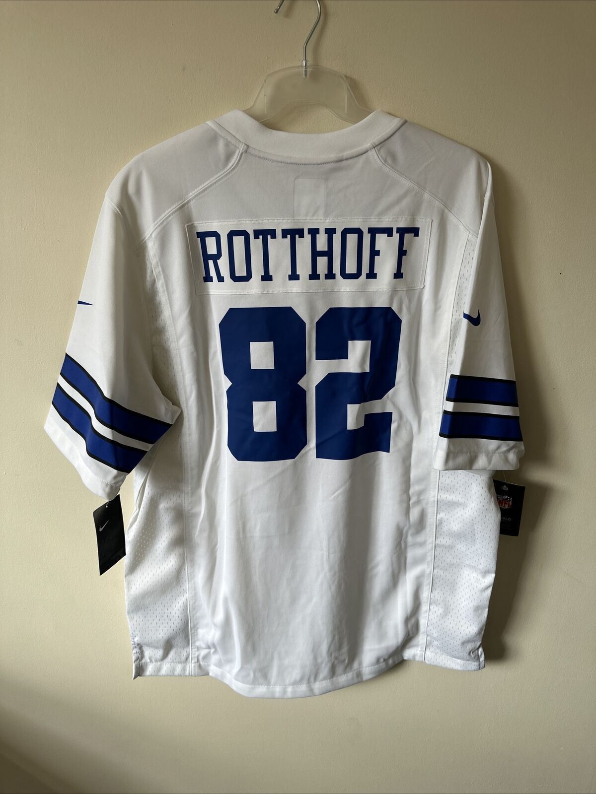 Nike NFL Dallas Cowboys Road Game Jersey ROTTHOFF 82 Mens Size Large