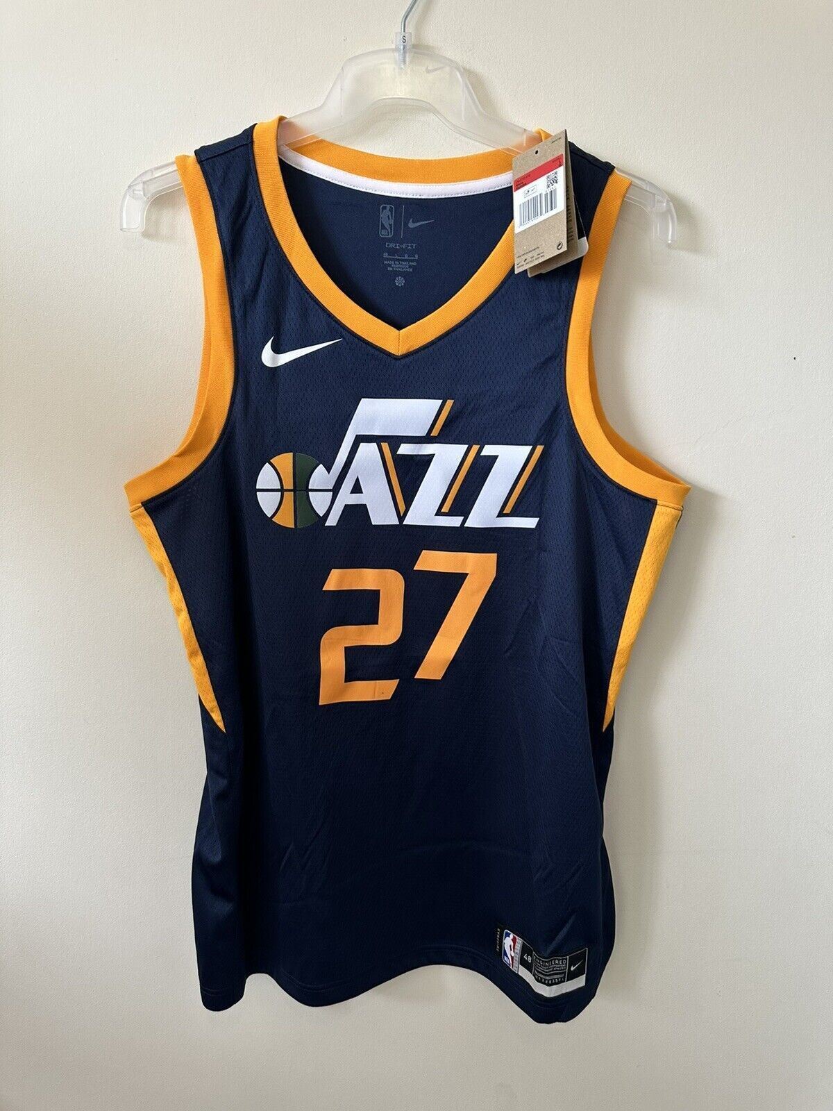 Nike NBA Utah Jazz Swingman Edition Jersey GOBERT 27 Basketball Mens Large