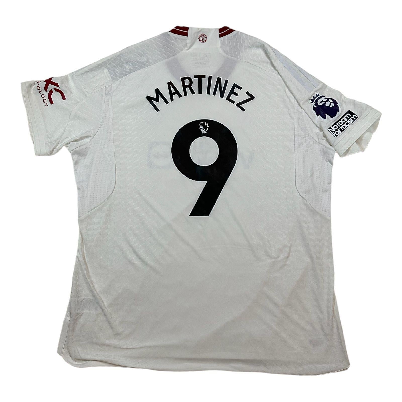 Adidas Manchester United Third Shirt 2023/24 Authentic Pro MARTINEZ 9 2XL *DF