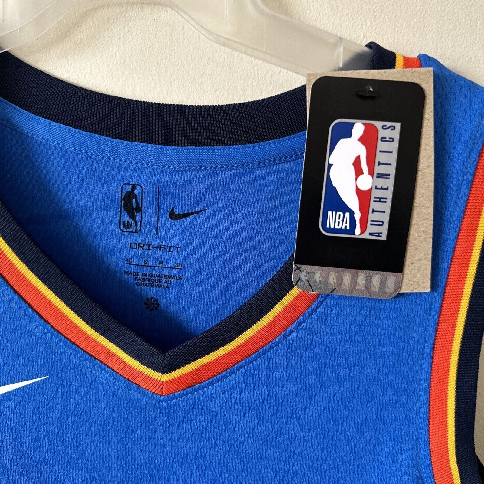 Nike NBA Oklahoma Icon Edition Jersey VILLEGAS 89 Mens Small
