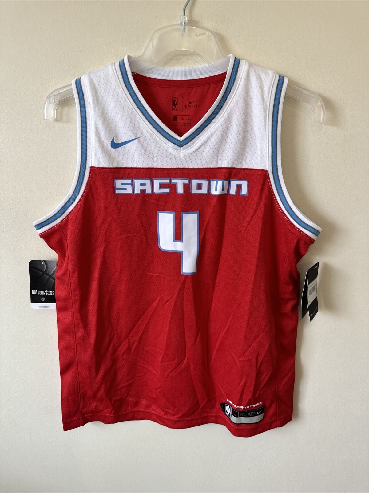 Nike NBA Sacramento Kings Swingman Jersey WEBBER 4 Youth 12-13 Years