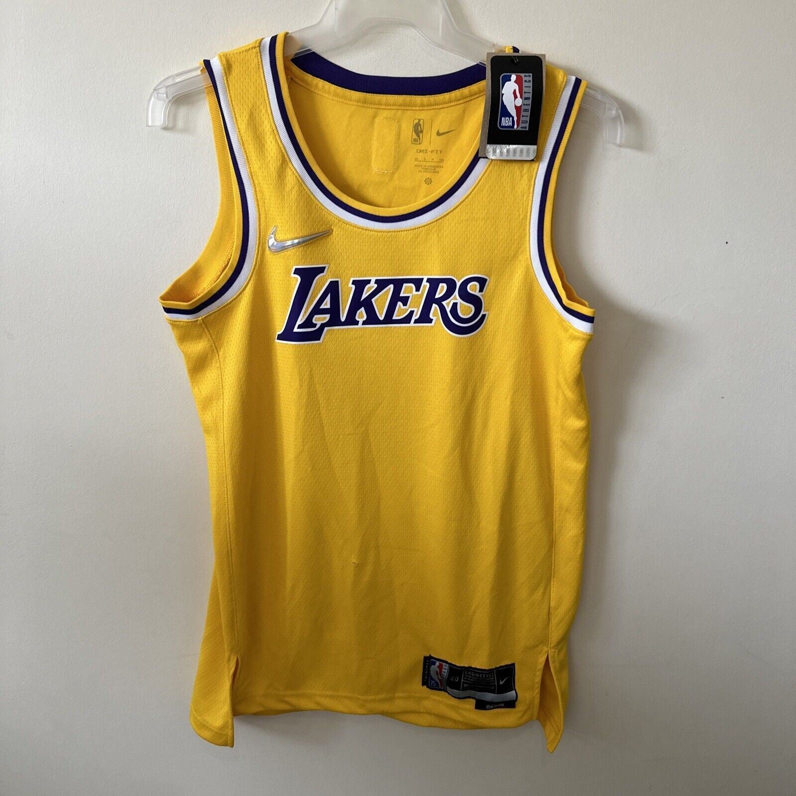 Nike NBA LA Lakers Icon Edition 75th Anniversary Jersey DAVID 7 Men’s Small