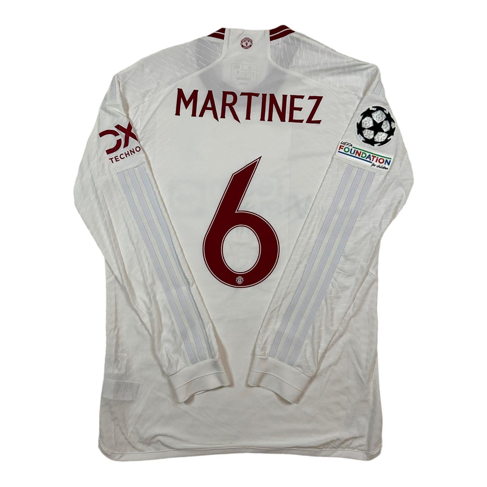 Adidas Manchester United Third Shirt LS 2023/24 Authentic UCL MARTINEZ Medium