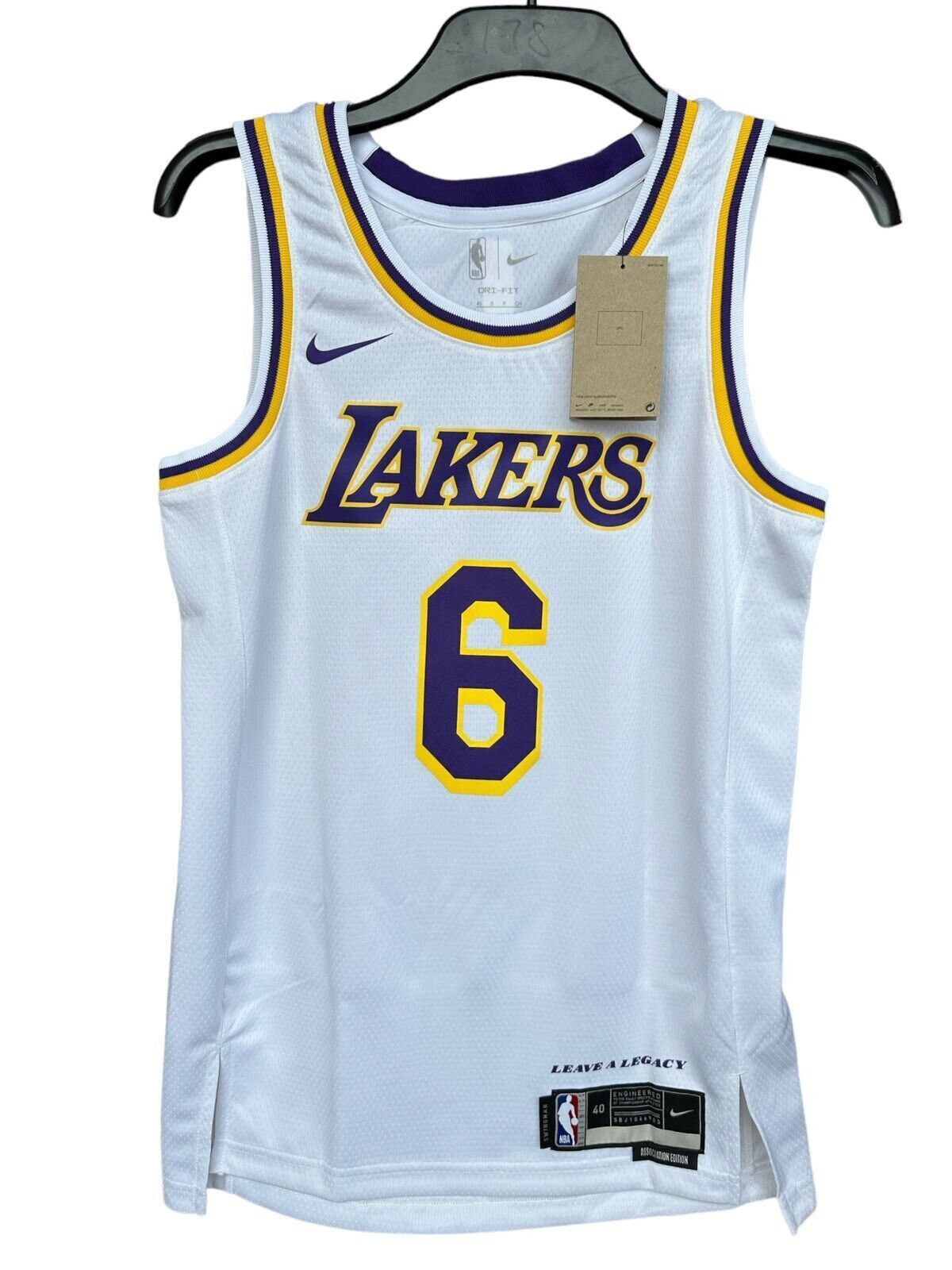 Nike NBA LA Lakers JAMES 6 Association Edition Jersey Basketball Men’s Small
