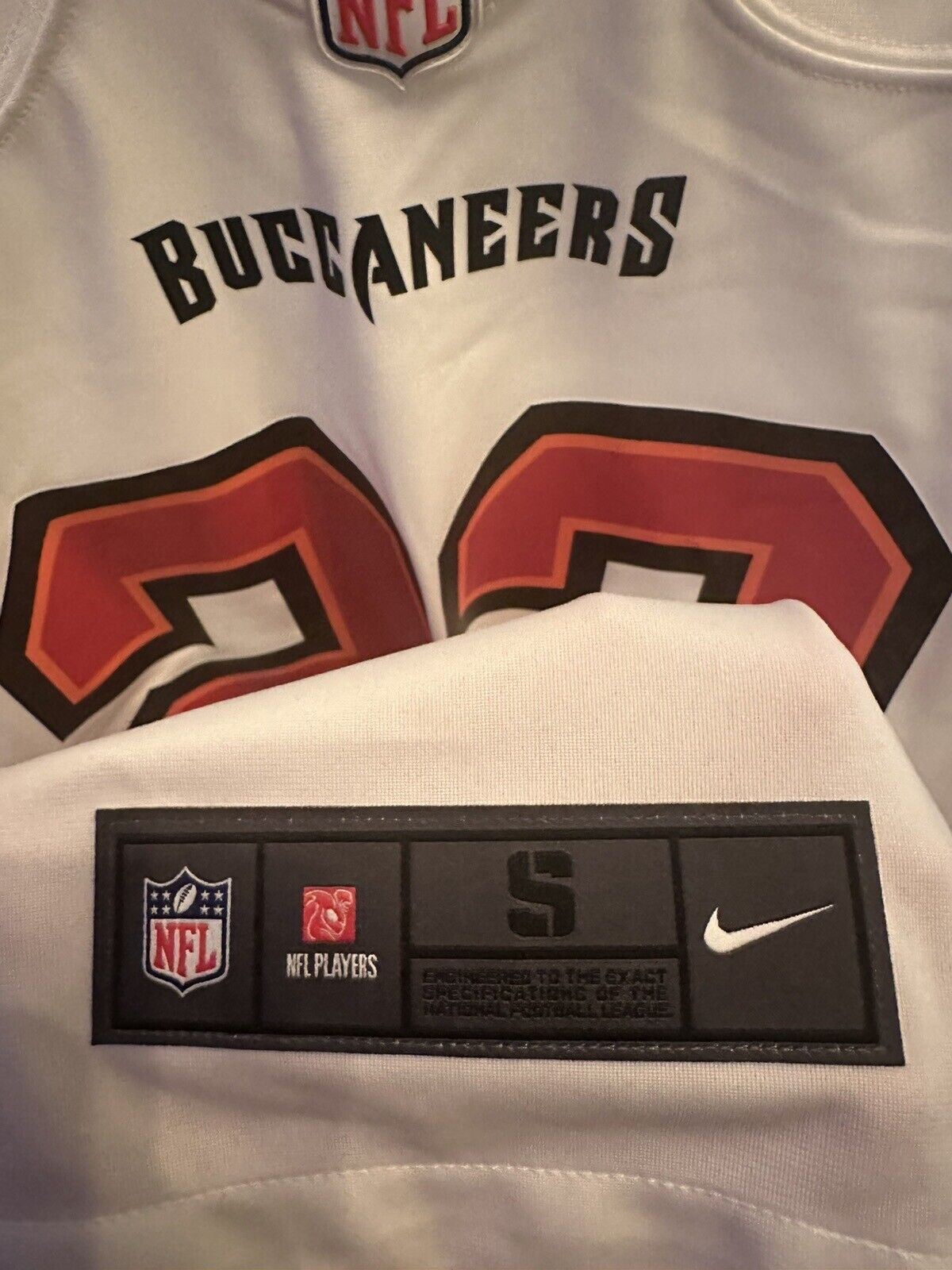 Nike NFL Tampa Bay Buccaneers Game Jersey - KURTIS - Mens Small