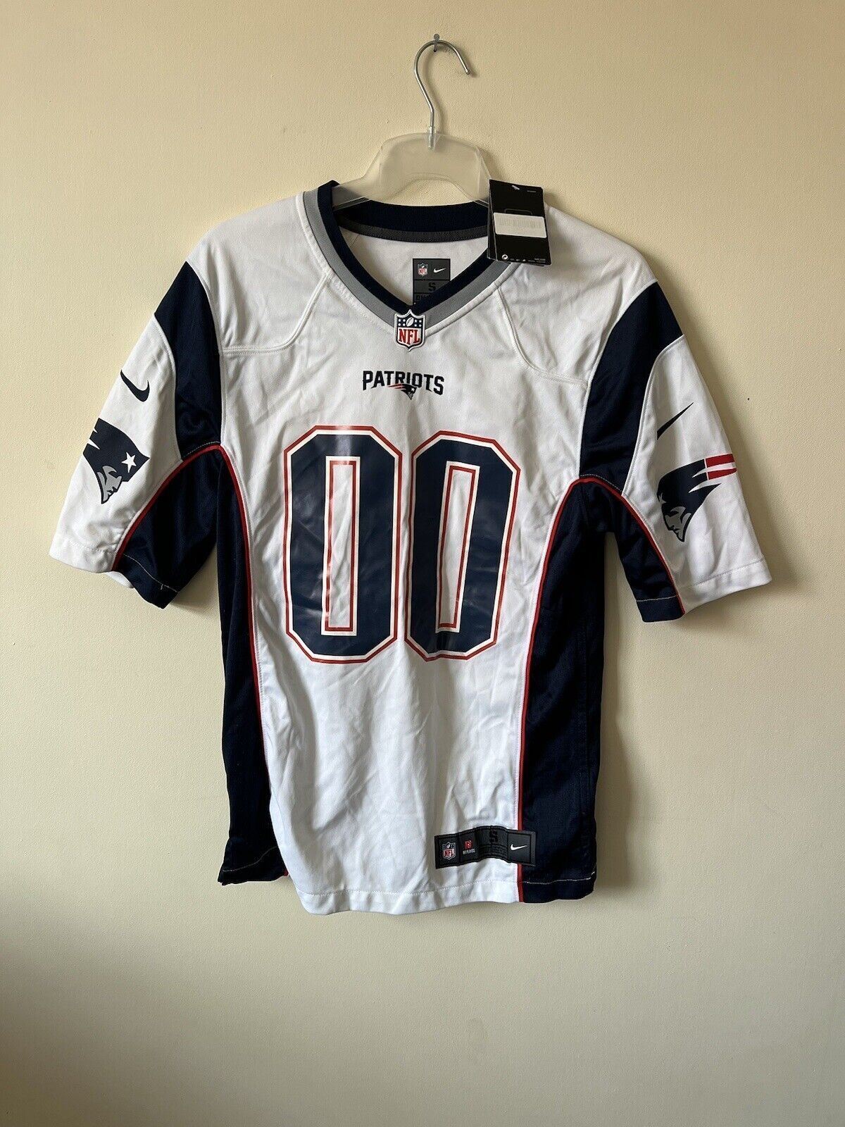 Nike NFL New England Patriots Jersey THUGLIFE Mens Size Small