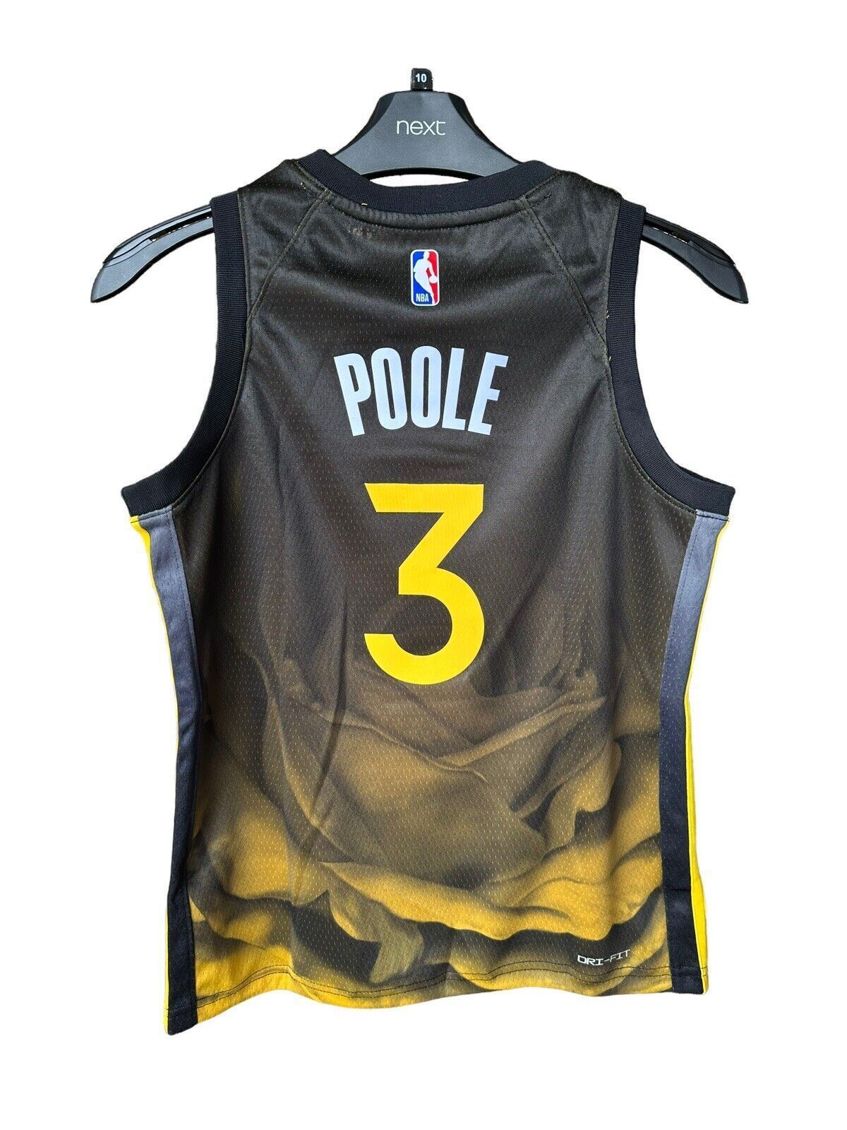 Jordan NBA Golden State Warriors City Edition Jersey POOLE 3 Youth S 8-10Y