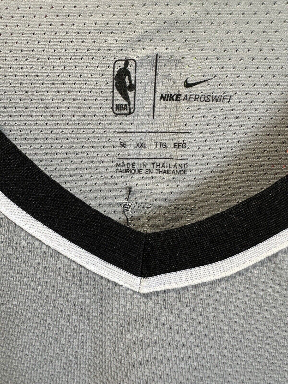 Nike NBA San Antonio Spurs AUTHENTIC Statement Jersey LEONARD Mens 2XL RRP £180