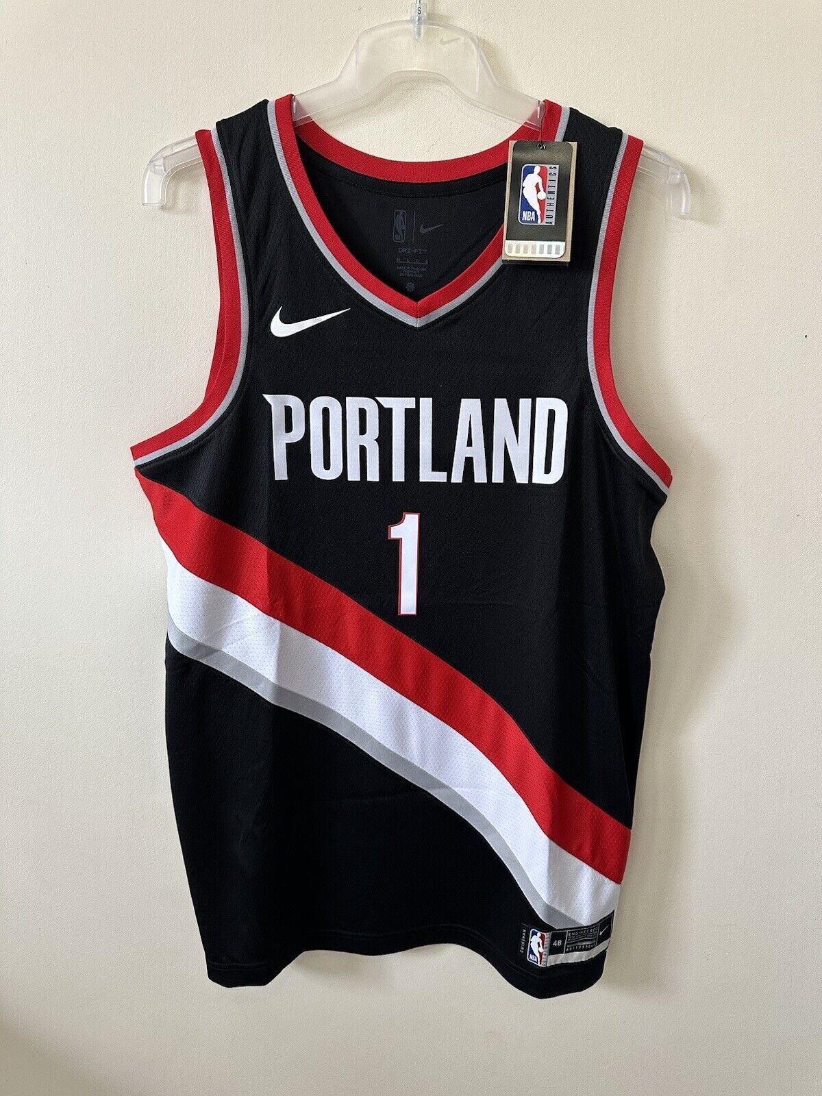 Nike NBA Portland Trail Blazers Swingman Jersey SIMONS 1 Men’s Large