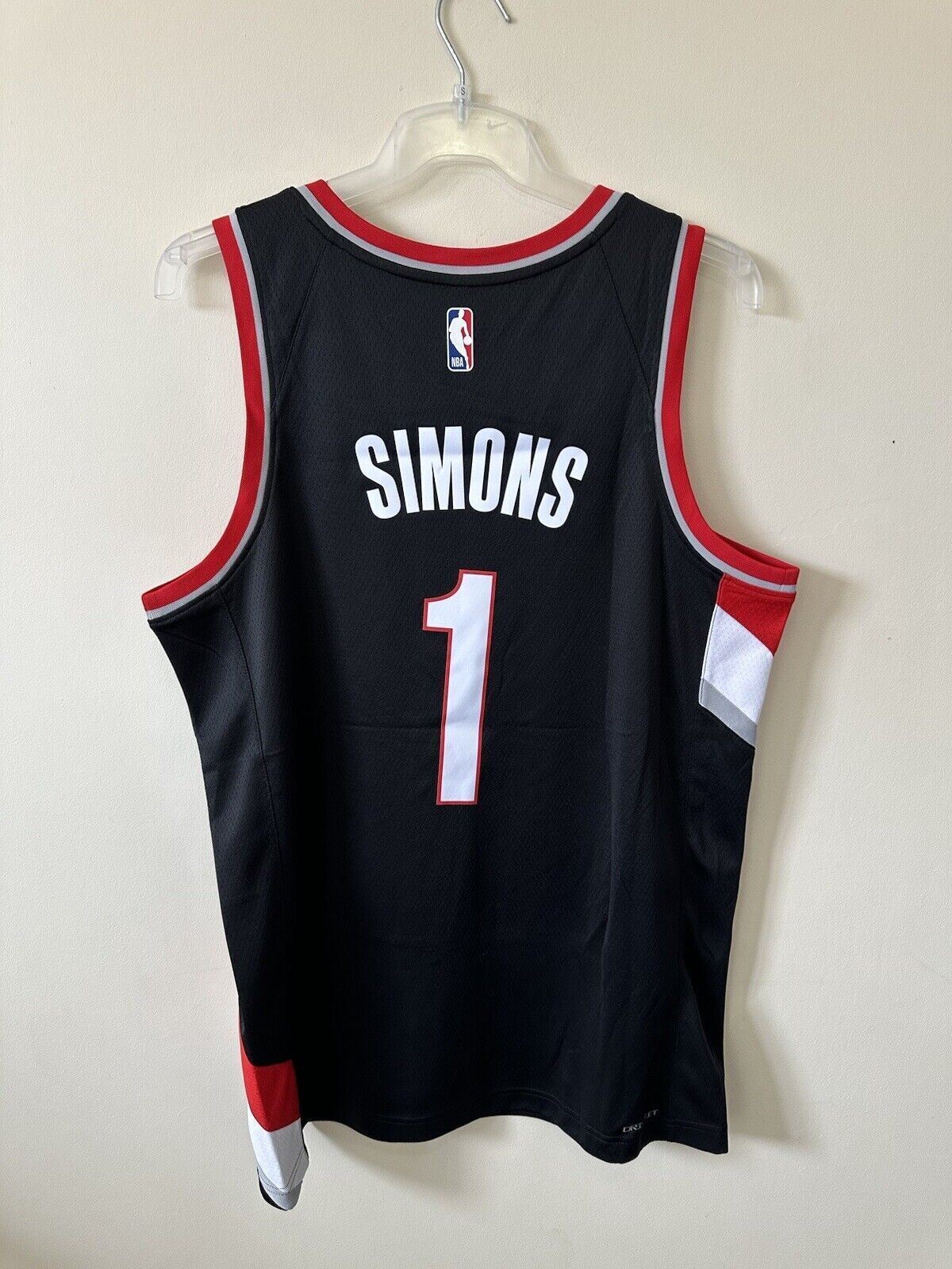 Nike NBA Portland Trail Blazers Swingman Jersey SIMONS 1 Men’s Large