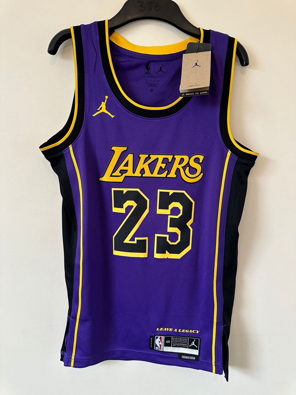 Nike NBA LA Lakers Basketball Jersey Statement Edition Men’s Small