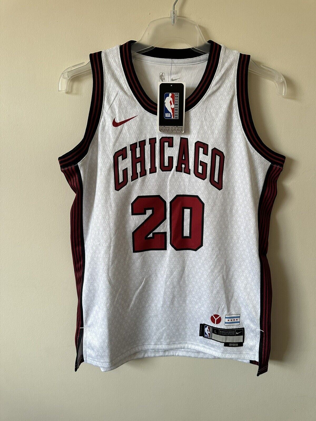 Nike NBA Chicago Bulls City Edition Jersey DIOGGY Youth 12-13 Years