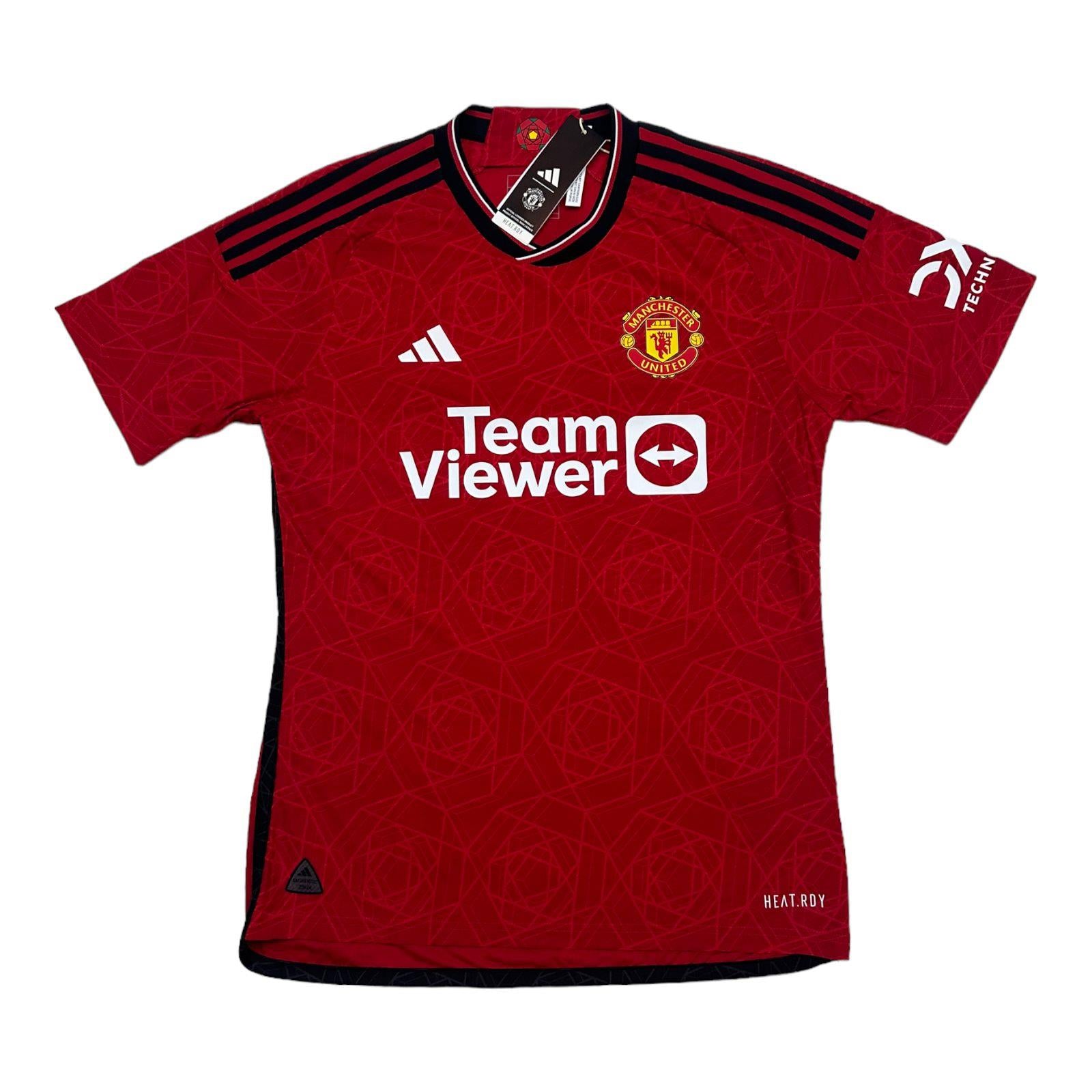 Adidas Manchester United Home Shirt 2023/24 Authentic Pro UCL HOJLUND Small