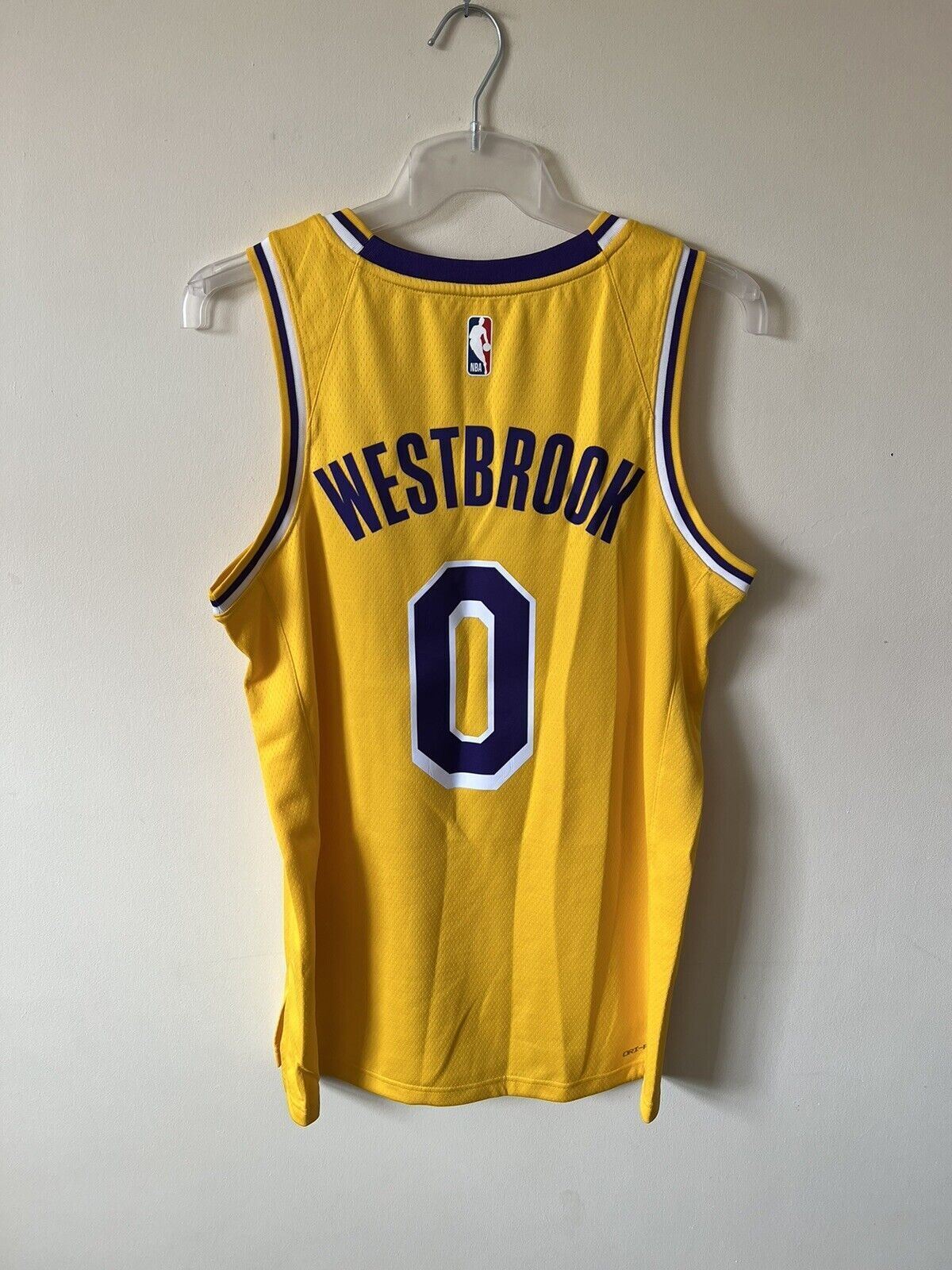 Nike NBA LA Lakers Icon Edition Jersey WESTBROOK 0 Basketball Men’s Medium