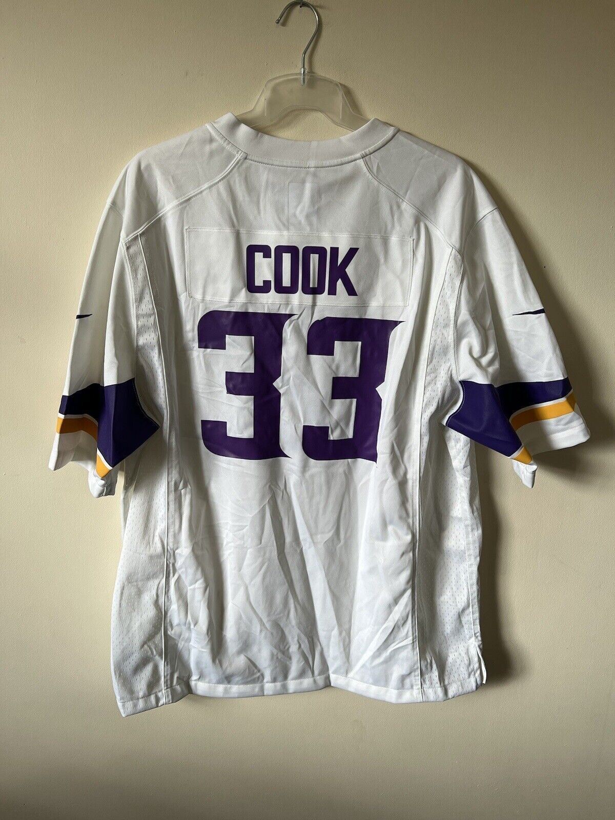 Nike NFL Minnesota Viking’s Road Game Jersey COOK Mens Size XL *A100-18