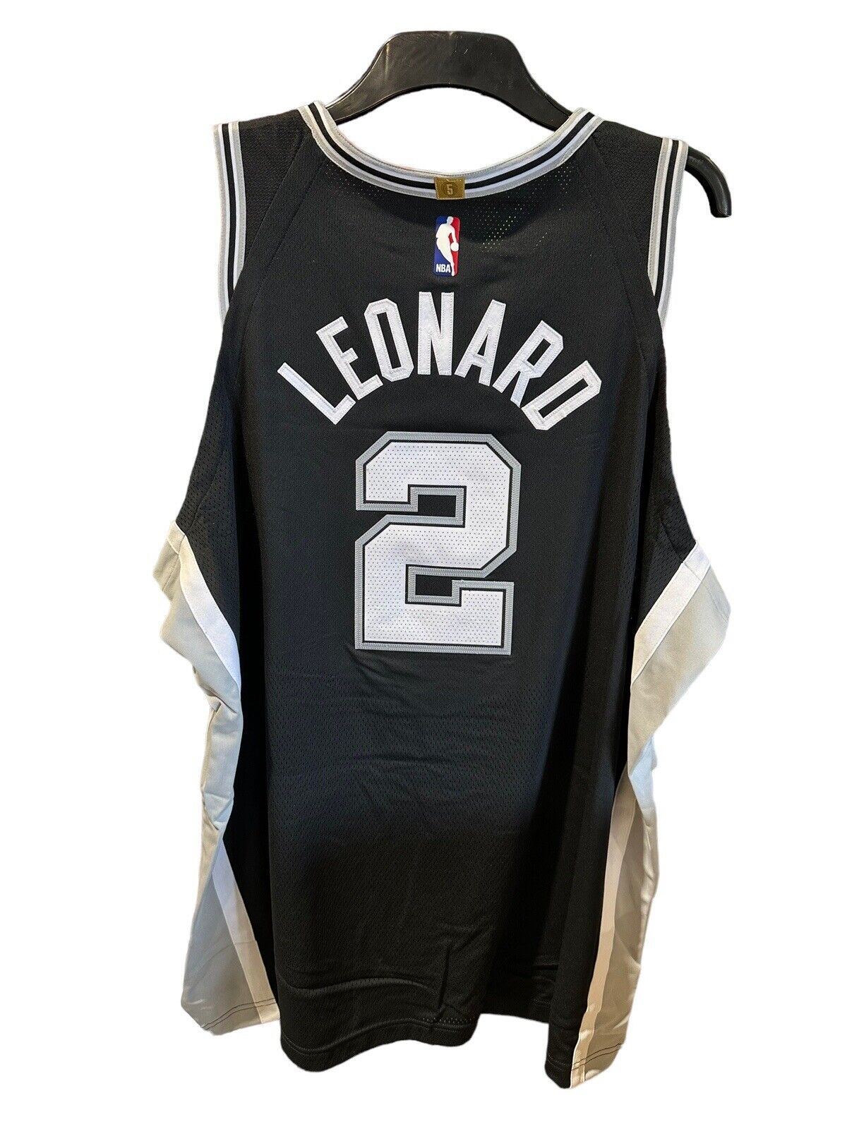 Nike NBA San Antonio Spurs AUTHENTIC Icon Jersey LEONARD Mens 3XL RRP £180