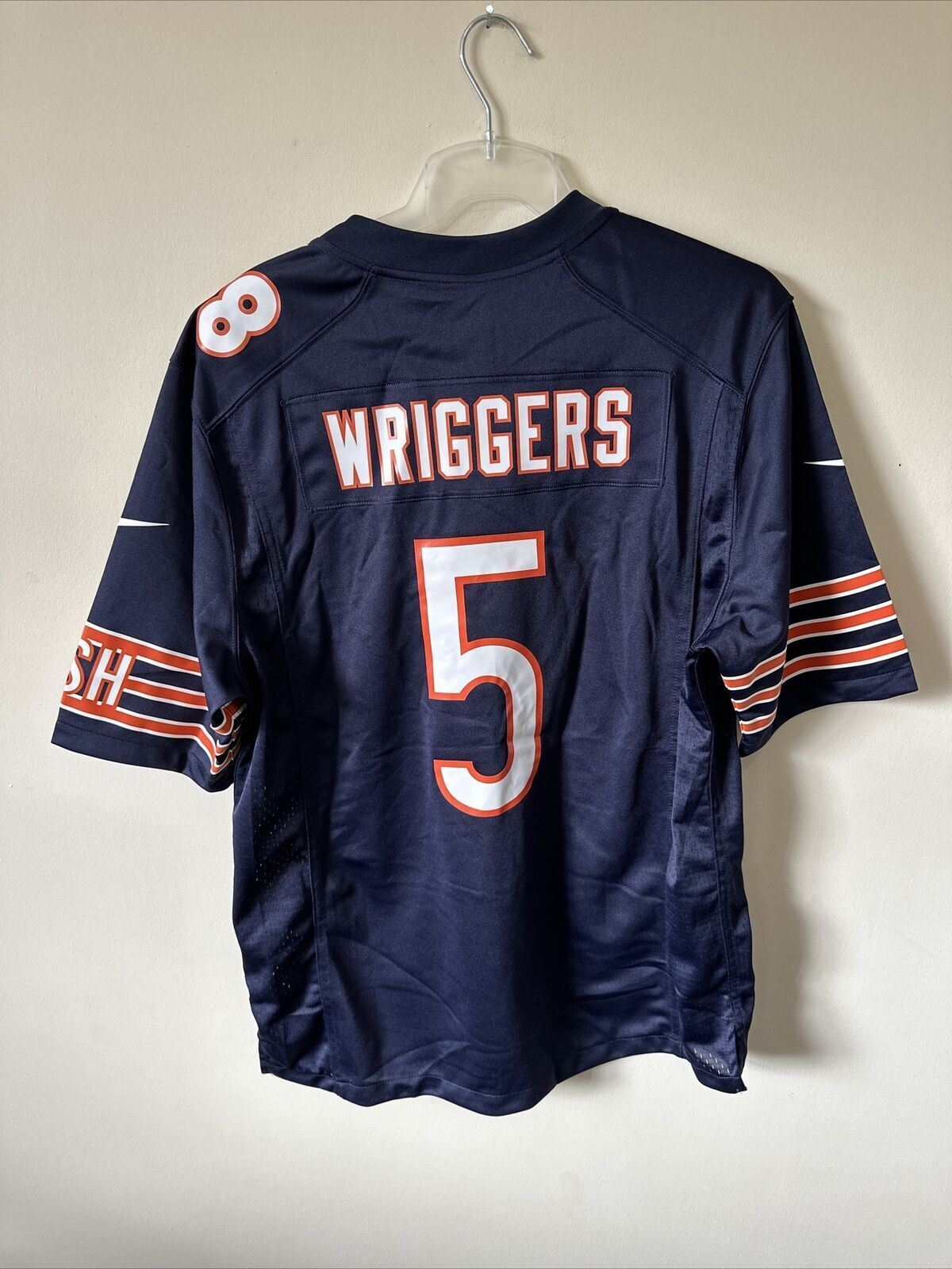 Nike NFL Chicago Bears Road Game Jersey WRIGGERS 5 Mens Size Medium