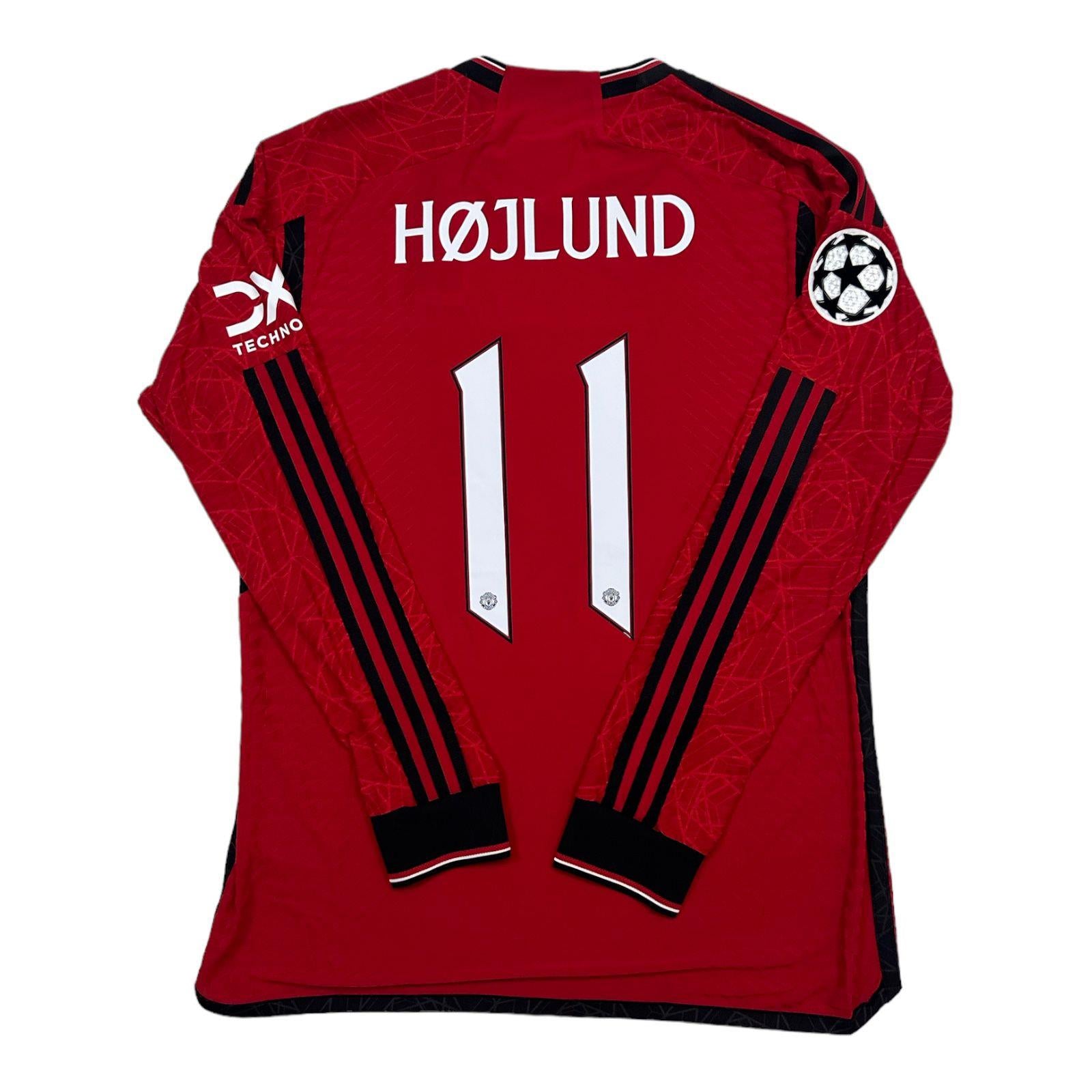 Adidas Manchester United Home Shirt LS 2023/24 Authentic Pro UCL HOJLUND Large