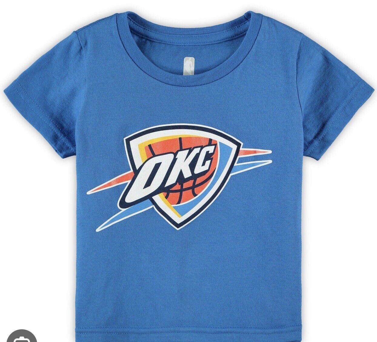 NBA Oklahoma City Thunder T-Shirt Primary Logo Top Kids 4 Years