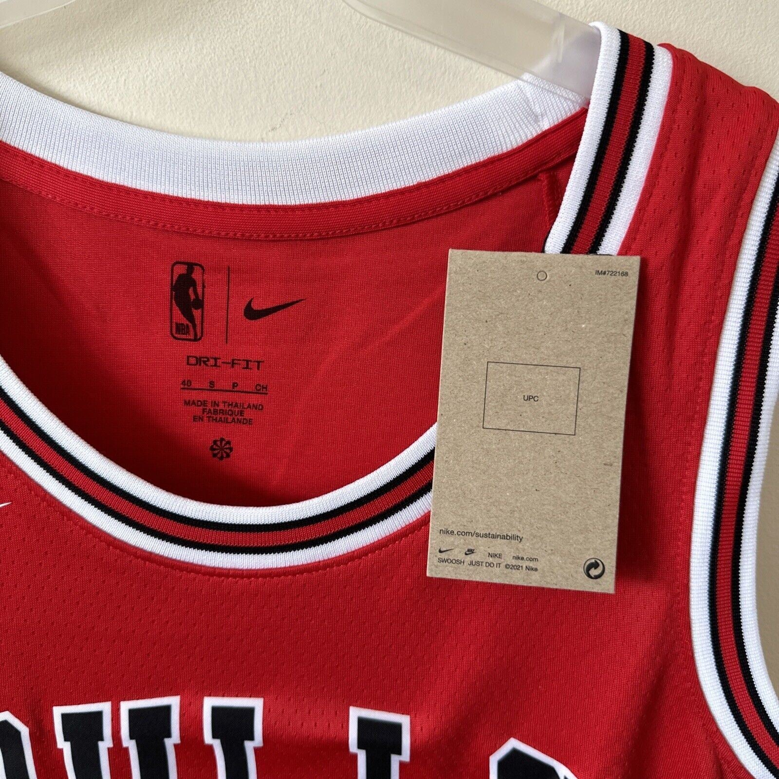 Nike NBA Chicago Bulls Icon Edition Jersey LAMBARDO 13 Basketball Mens Small