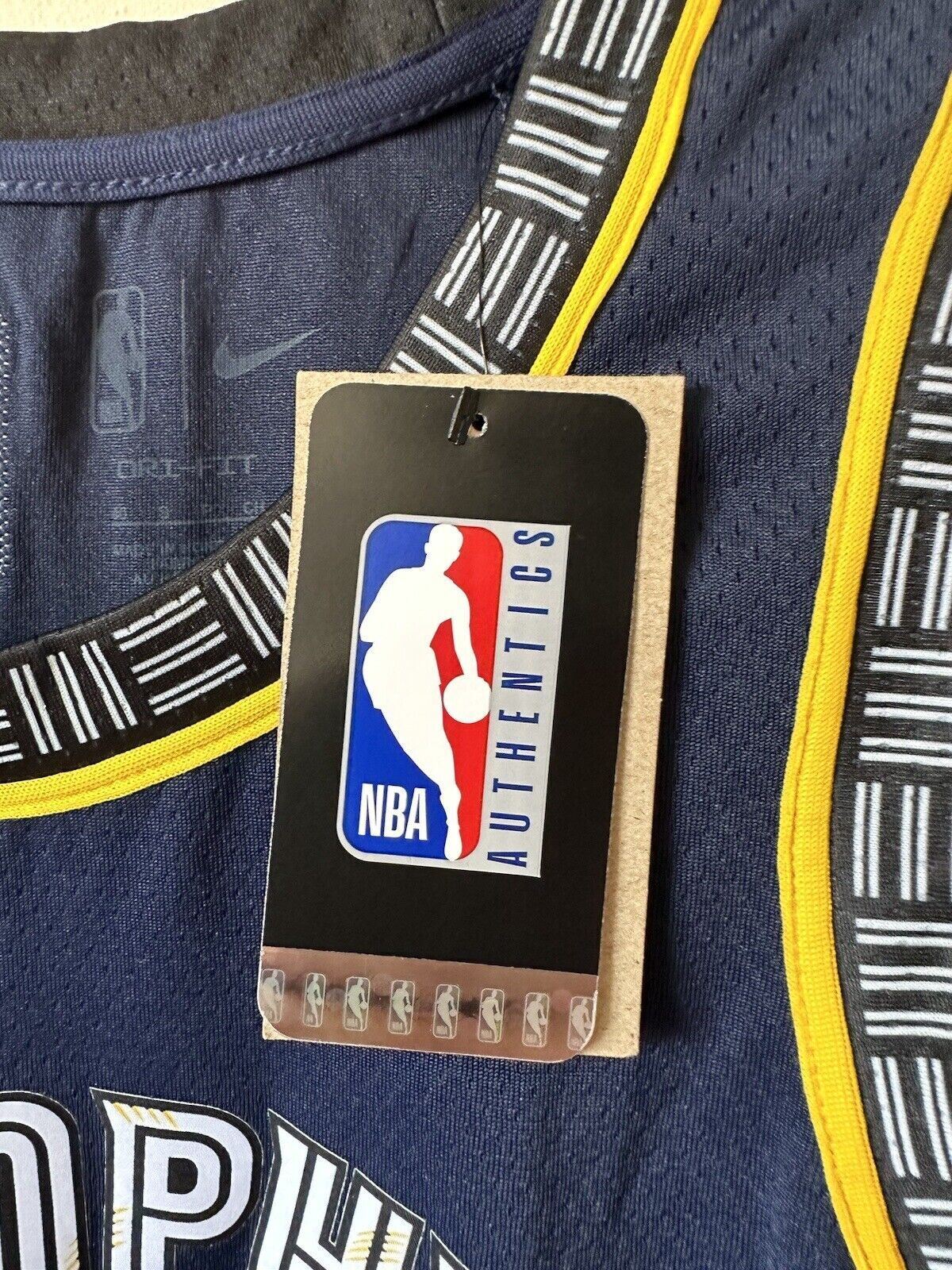 Nike NBA Memphis Grizzlies City Edition 75th Anniversary Jersey MORANT 12 Small