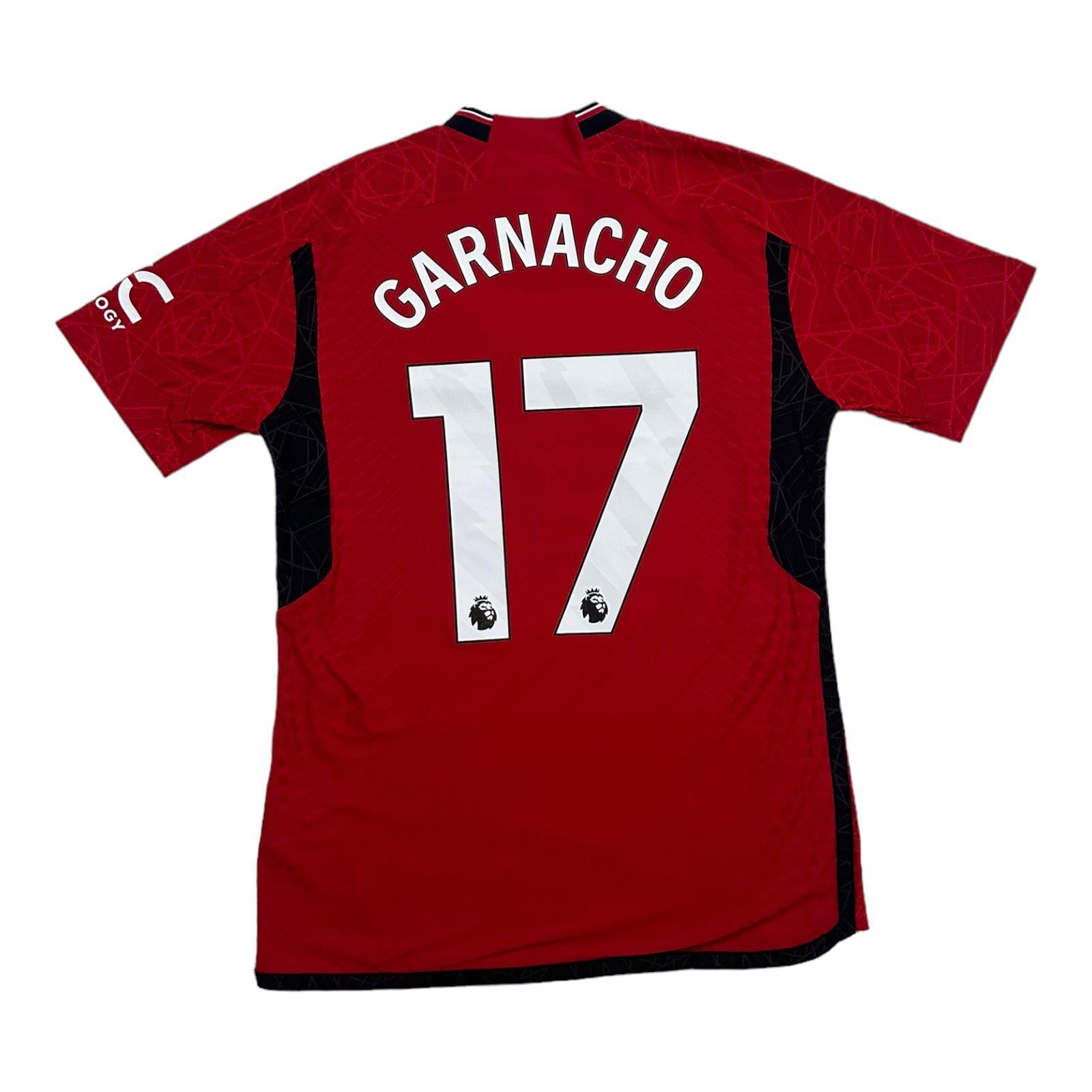 Adidas Manchester United Home Shirt 2023/24 Authentic Pro GARNACHO Medium