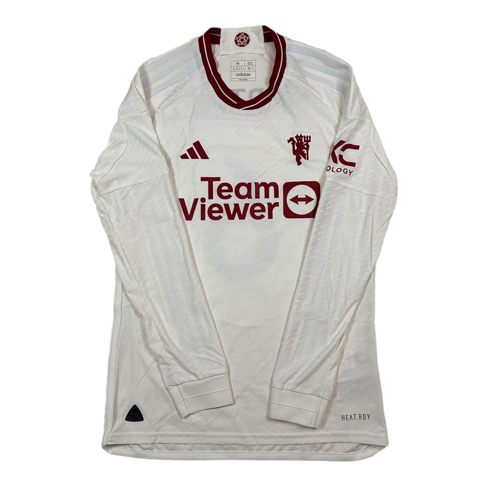 Adidas Manchester United Third Shirt LS 2023/24 Authentic UCL MARTINEZ Medium