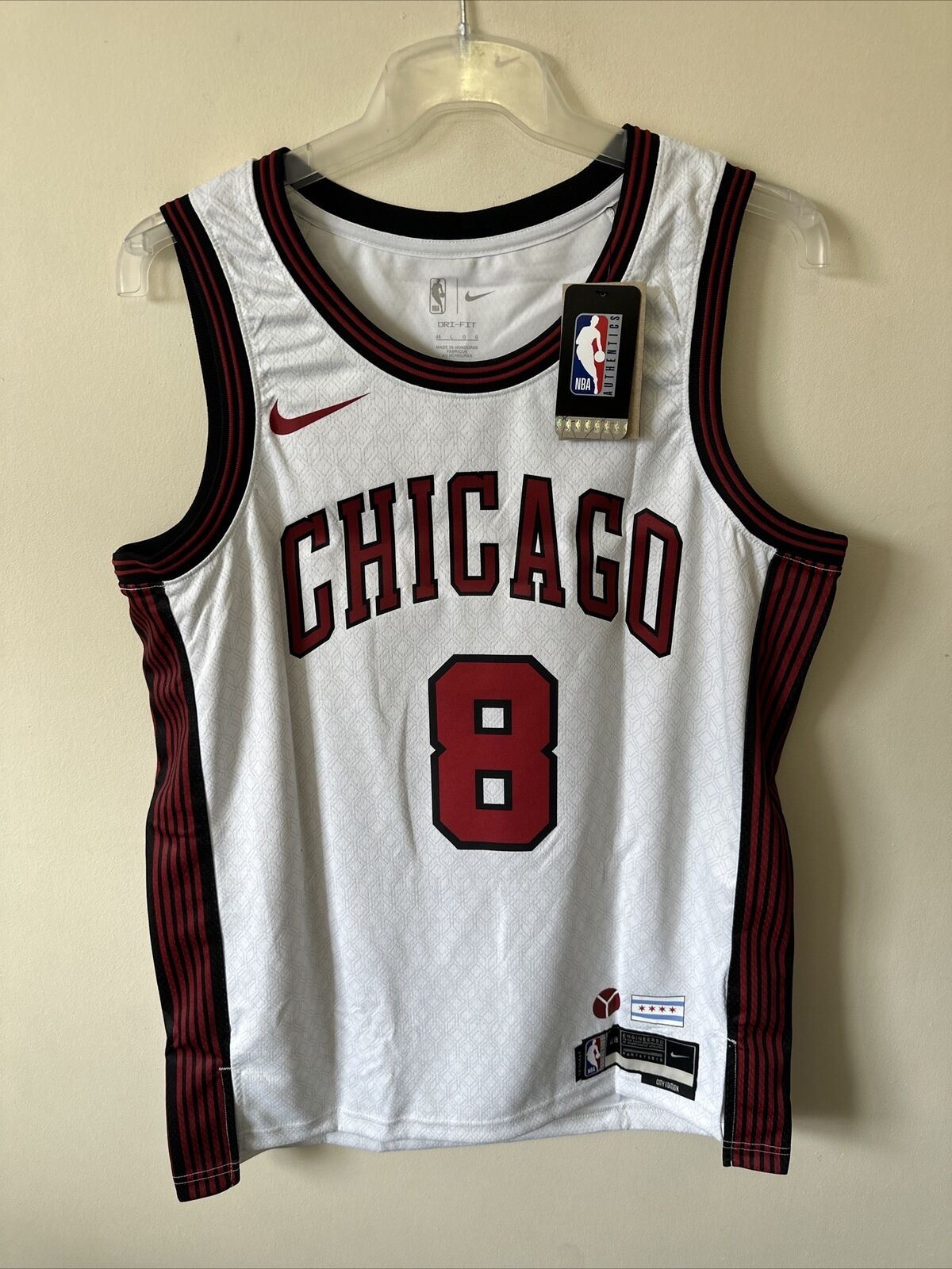 Nike NBA Chicago Bulls City Edition Jersey LAVINE Mens Large