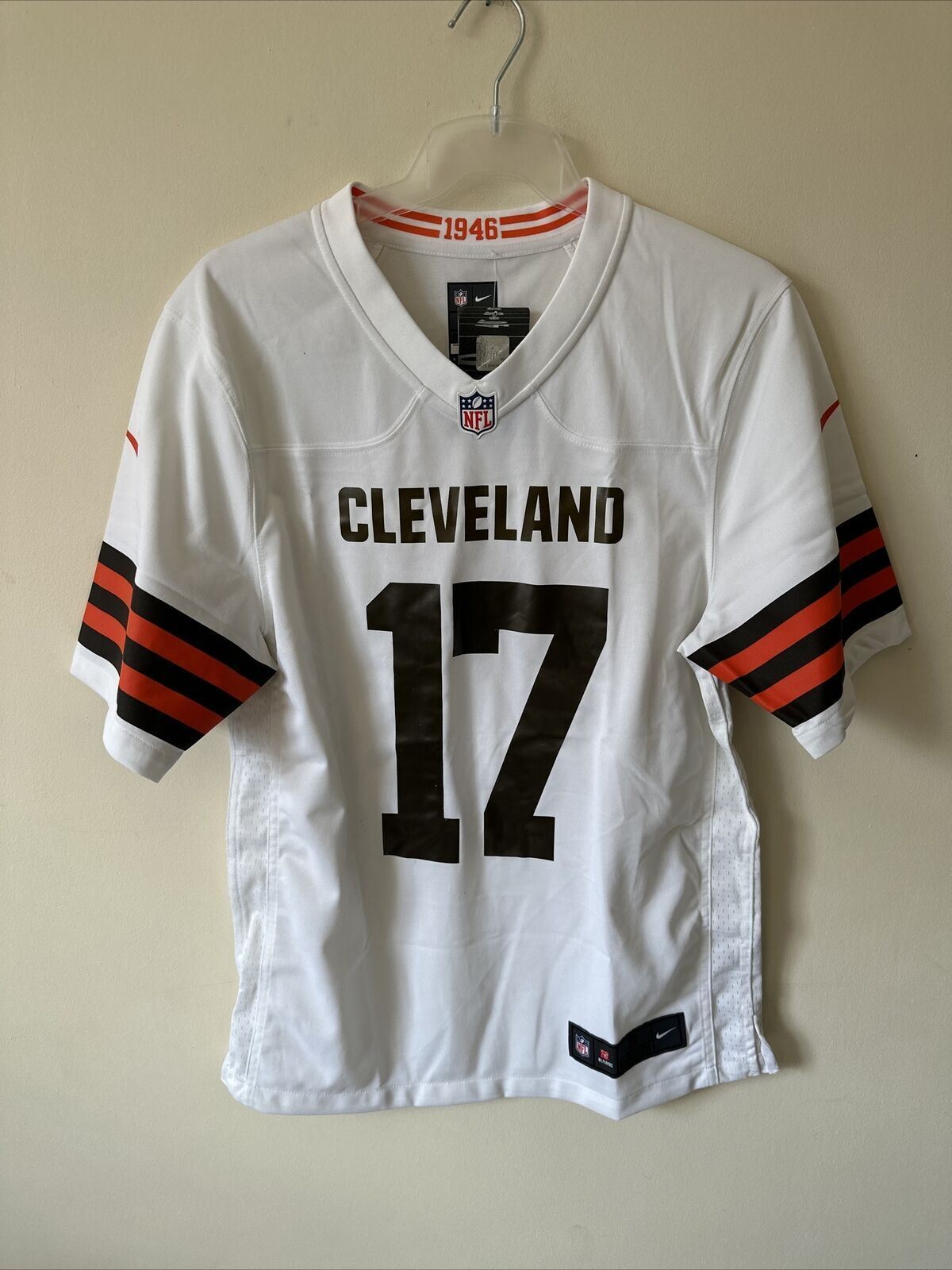 Nike NFL Cleveland Brown Game Road Jersey Mens Size Small
