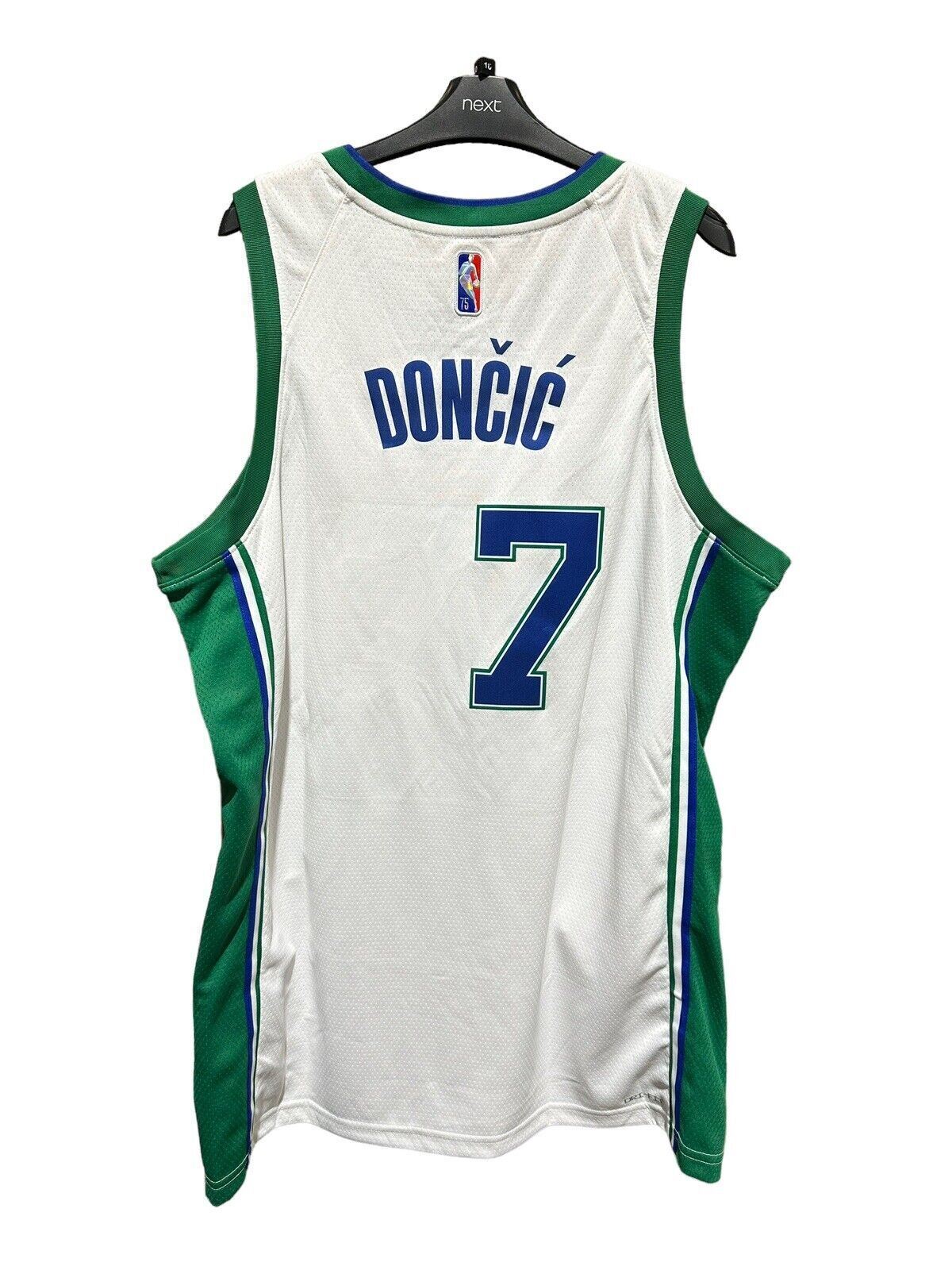 Nike NBA Dallas Mavericks 75th City Edition Jersey DONCIC 77 Mens XL *DF*