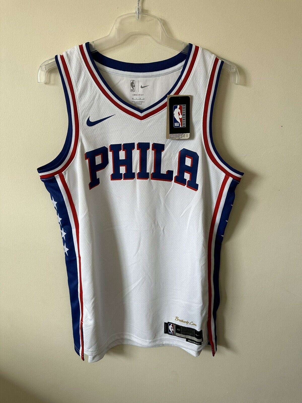 Nike NBA Philadelphia 76ers Association Edition Jersey THYBULLE 22 Mens L