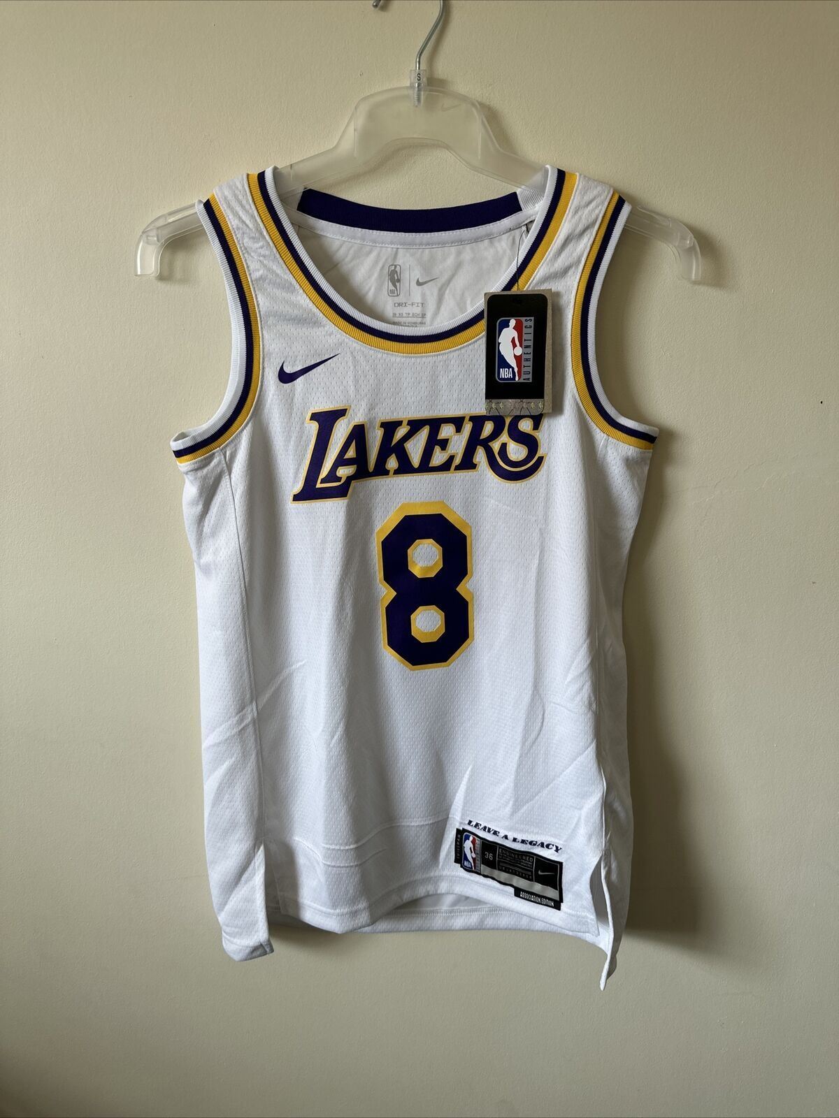 Nike NBA LA Lakers Association Edition Jersey BRUNS 8 Men’s XS *DF*