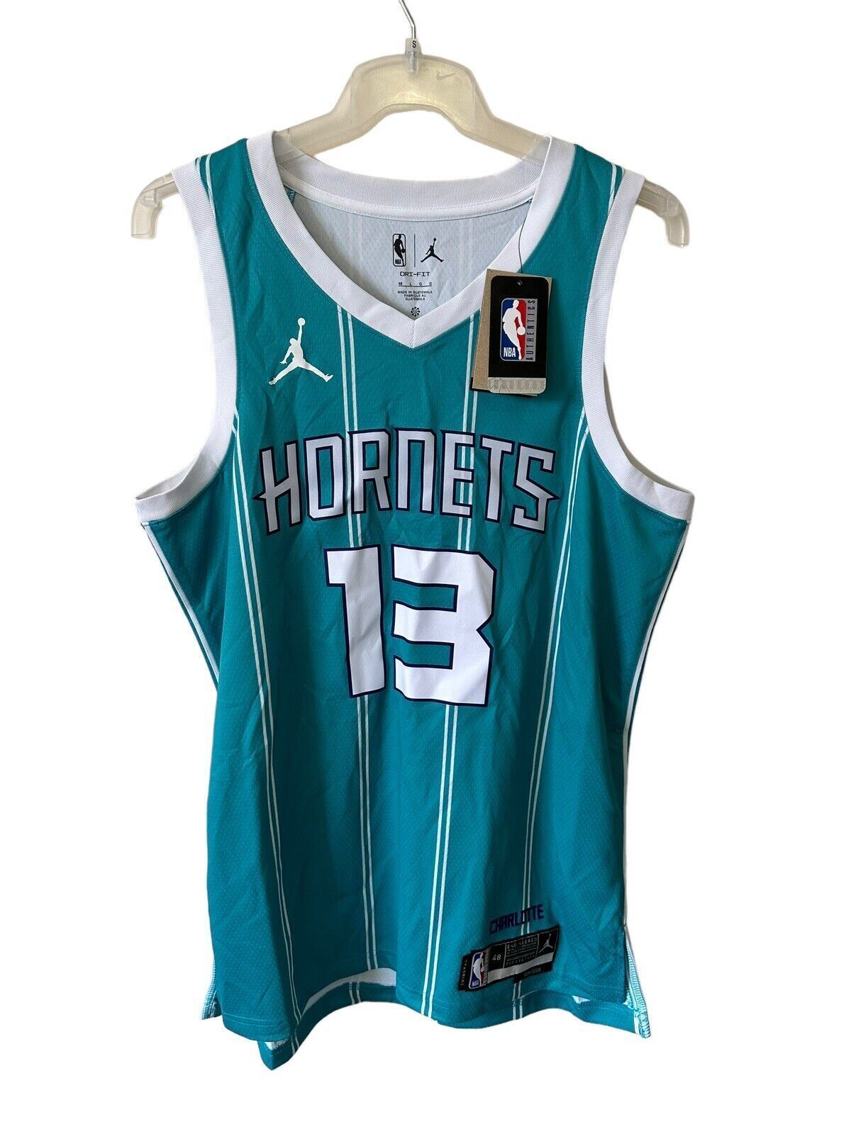 Jordan NBA Charlotte Hornets Icon Edition Jersey UROS R 13 Basketball Mens Large