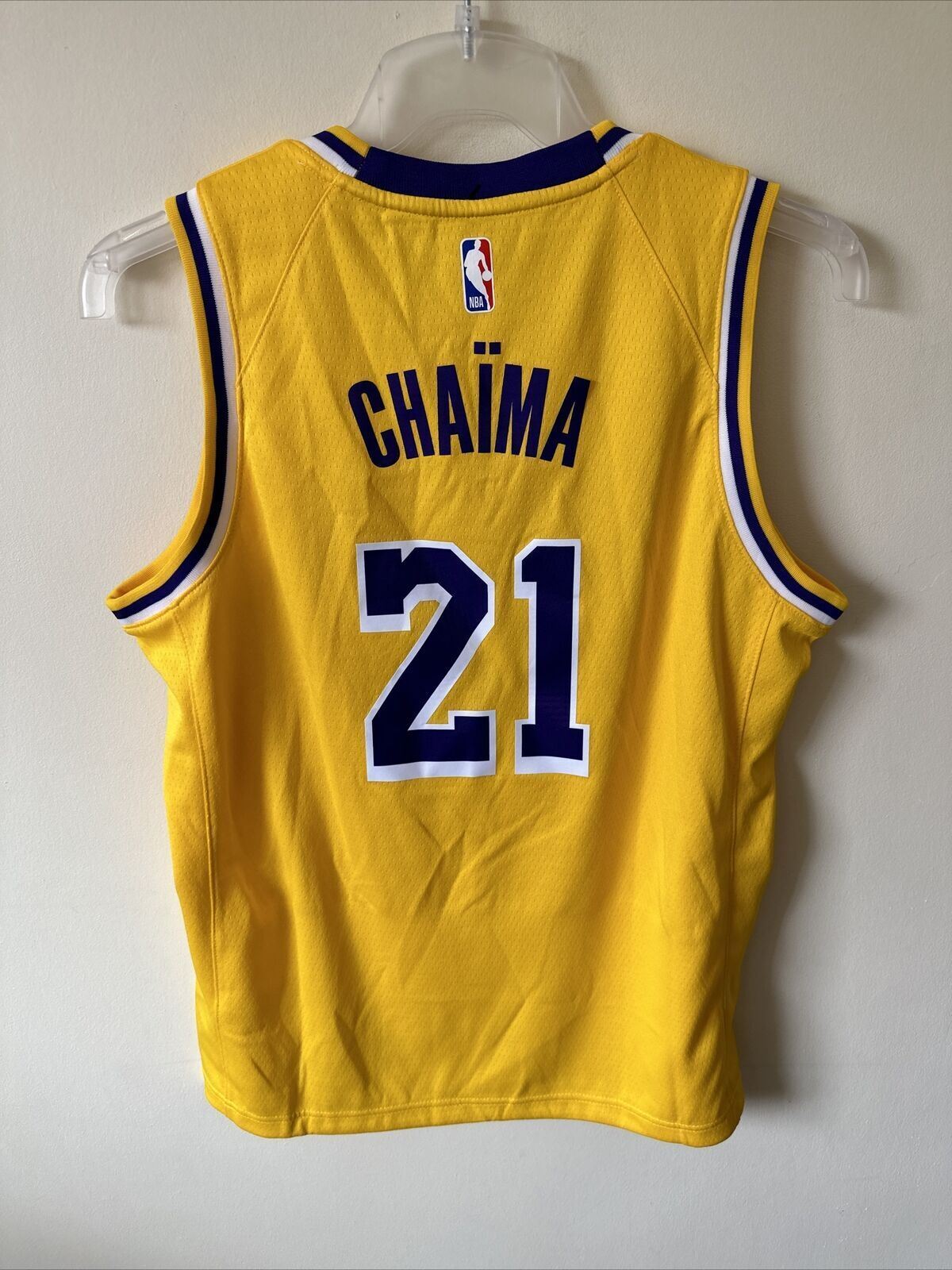 Nike NBA LA Lakers Swingman Jersey CHAIMA 21 Basketball Youth 12-13 Years *DF