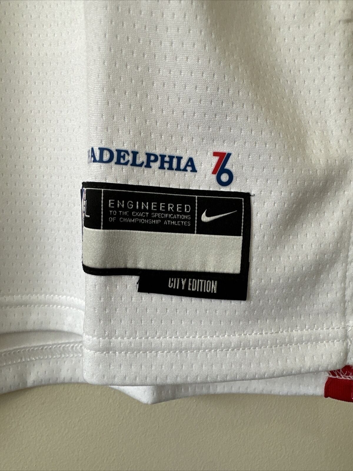 Nike NBA Philadelphia 76ers City Edition Jersey EMBIID Junior Size Large