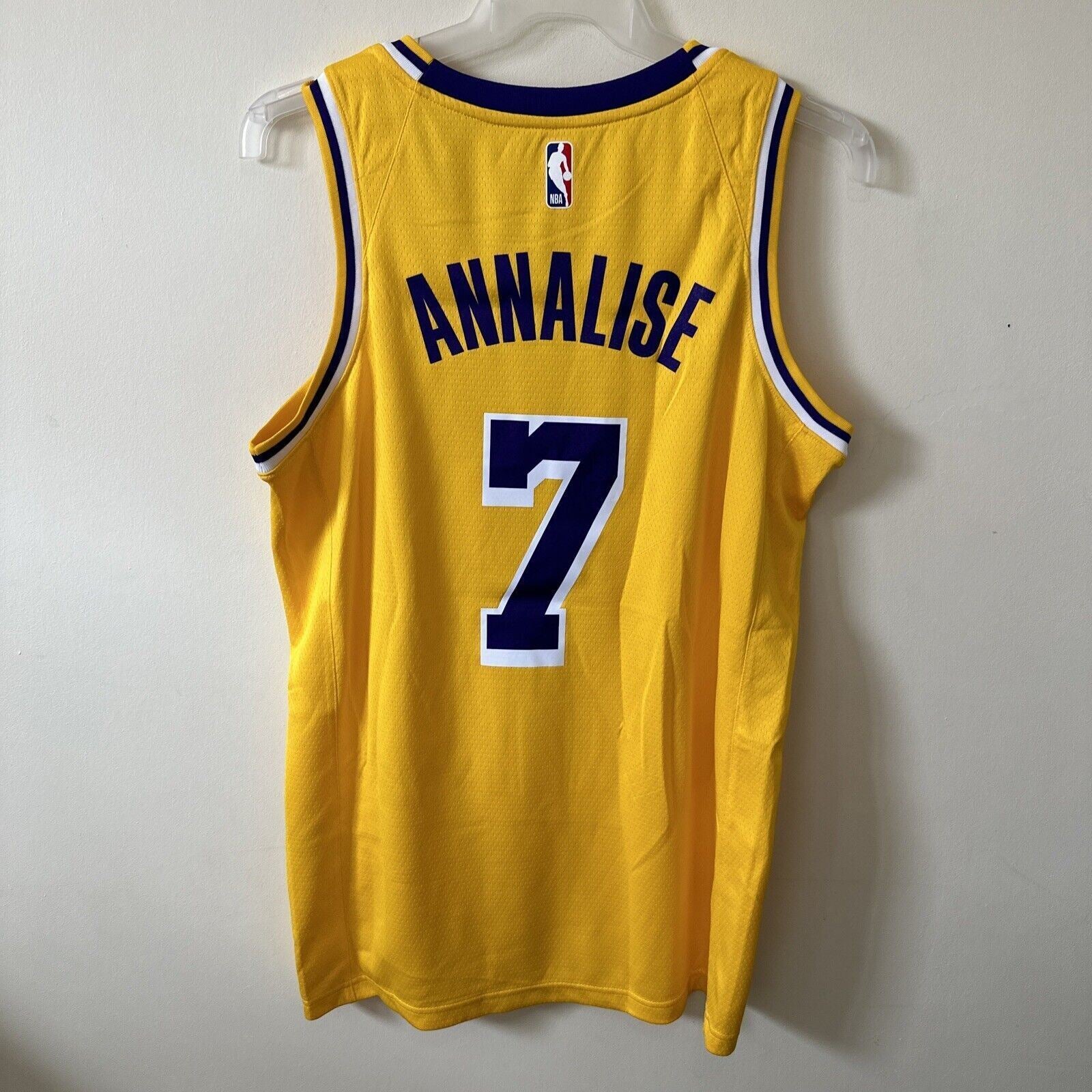 Nike NBA LA Lakers Icon Edition Jersey ANNALISE 7 Basketball Men’s Medium