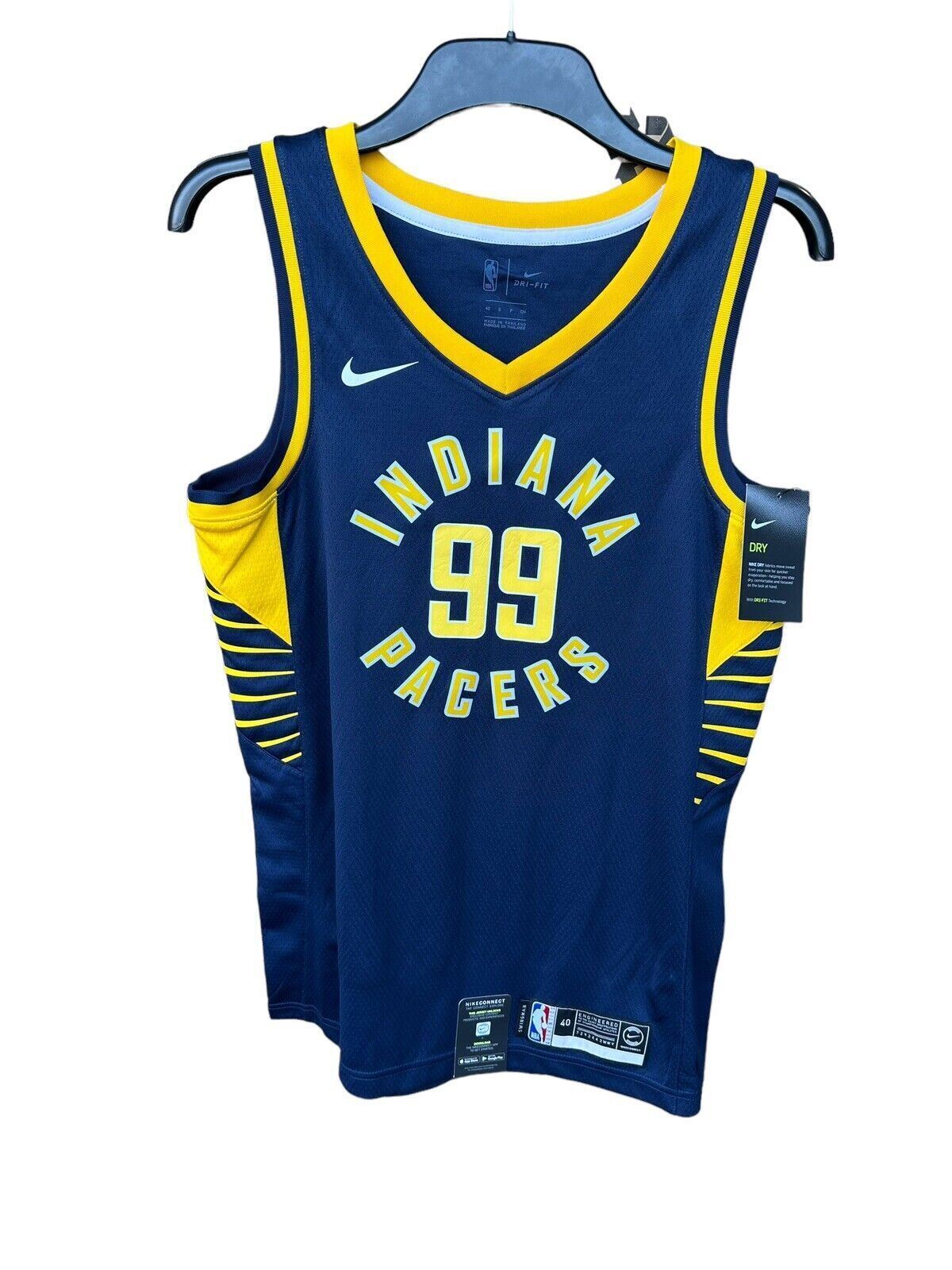 Nike NBA Indians Pacers Swingman Edition Jersey RUBIO 99 Mens Small