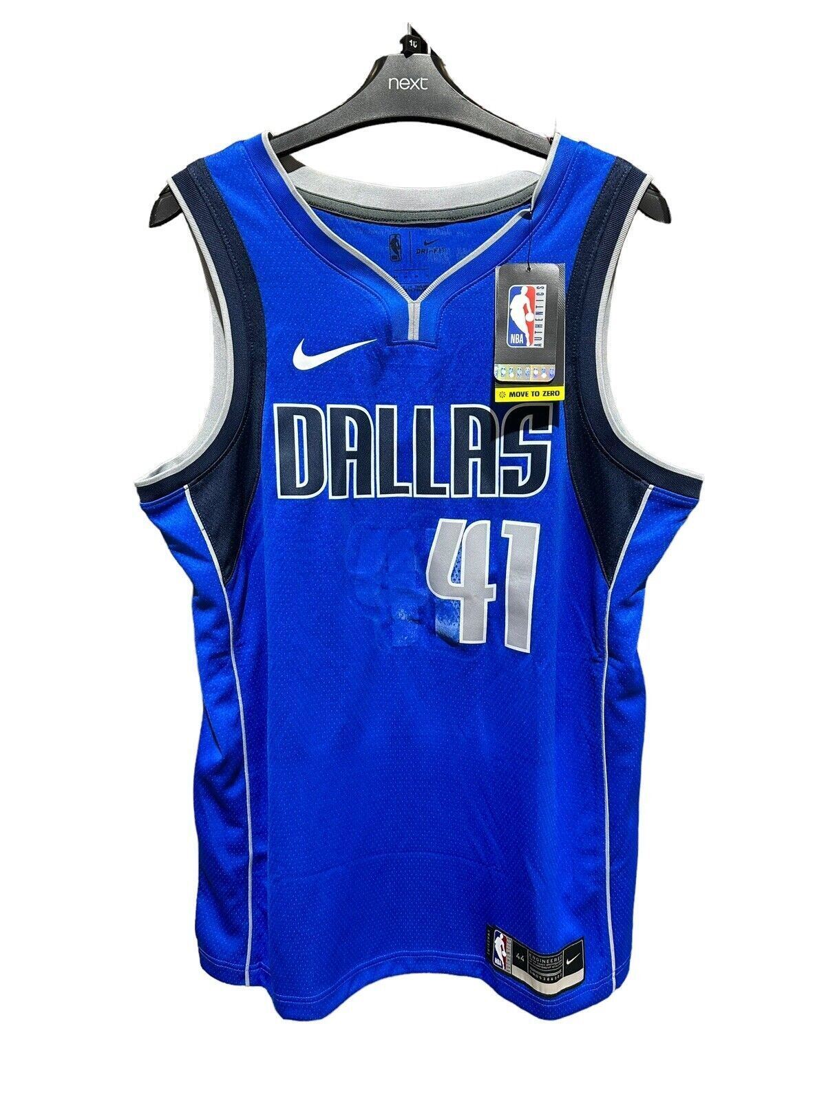 Nike NBA Dallas Mavericks Swingman Edition Jersey ‘41’ Mens Medium *DF*
