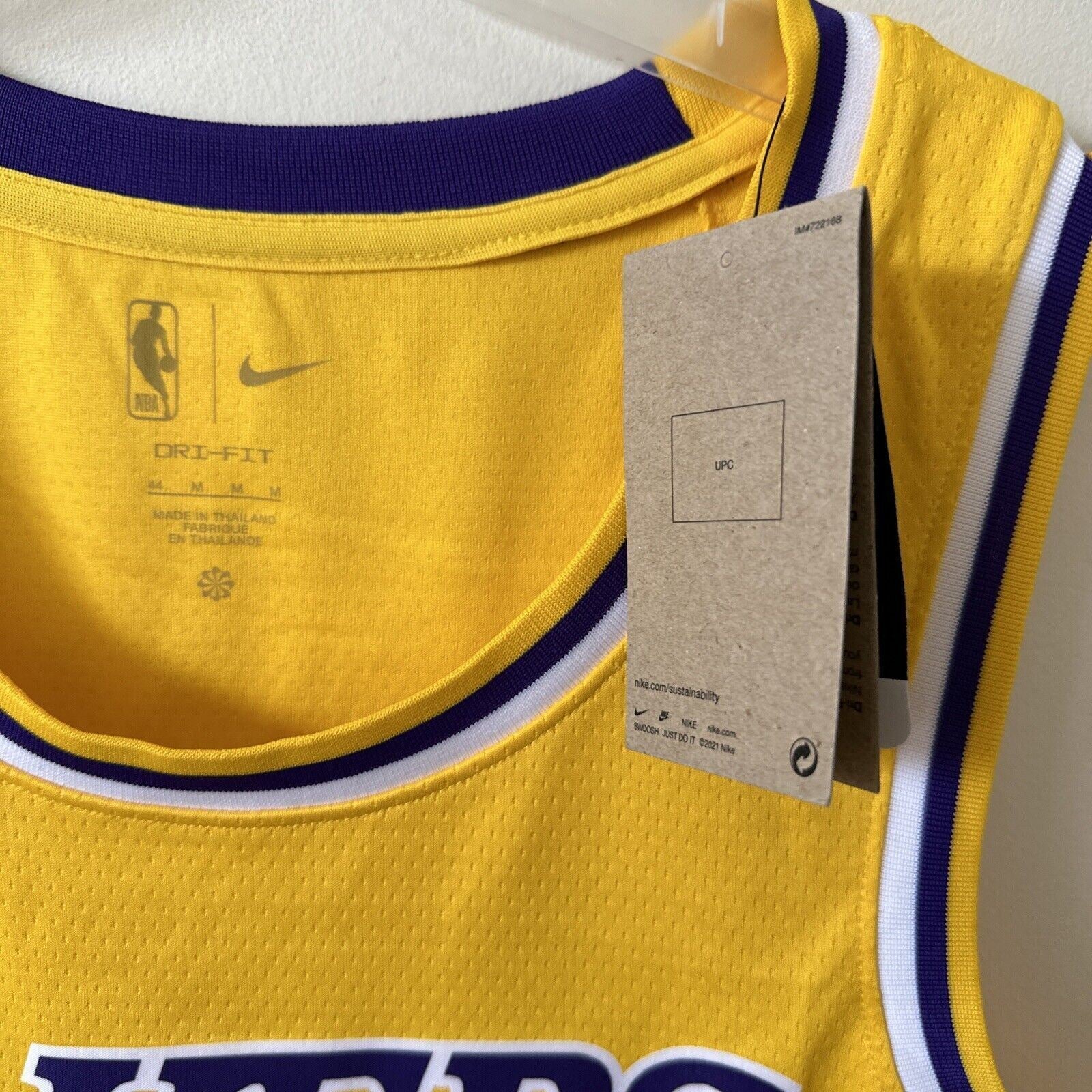 Nike NBA LA Lakers Icon Edition Jersey ANNALISE 7 Basketball Men’s Medium