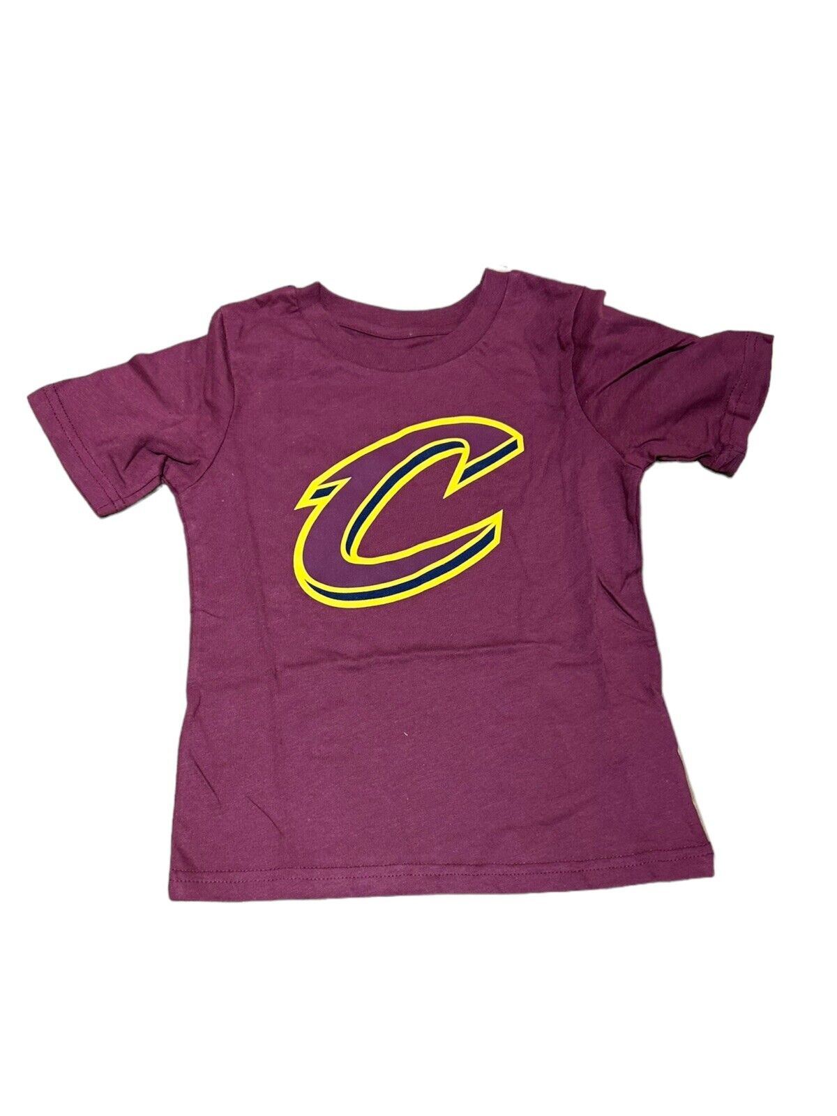 NBA Cleveland Cavaliers T-Shirt Primary Logo Top Kids Children’s 4-5 Years