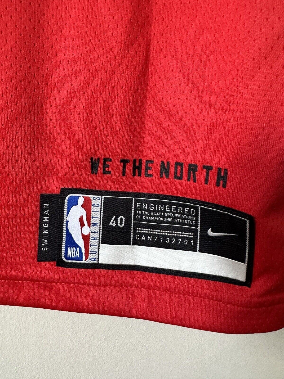 Nike NBA Toronto Raptors Icon Edition Jersey UDVARI 18 Basketball Men Small