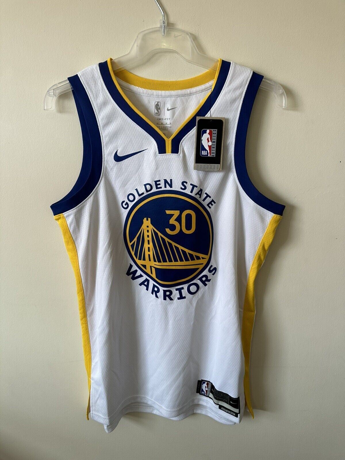 Nike NBA Golden State Warriors Association Edition Jersey CURRY 30 Men’s M *DF*